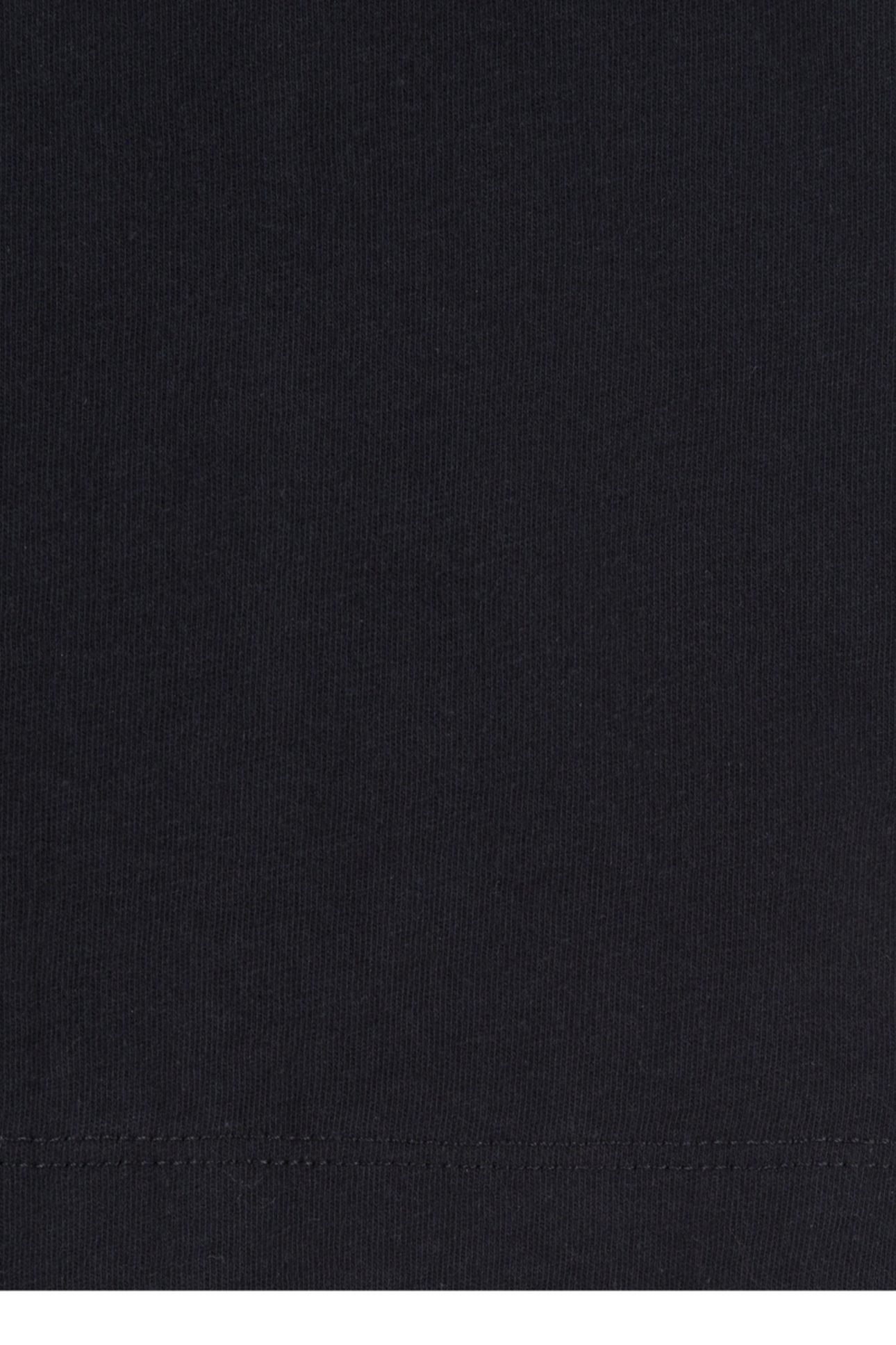 GIRLS OVERSIZED TROPICAL TEE BLACK 3