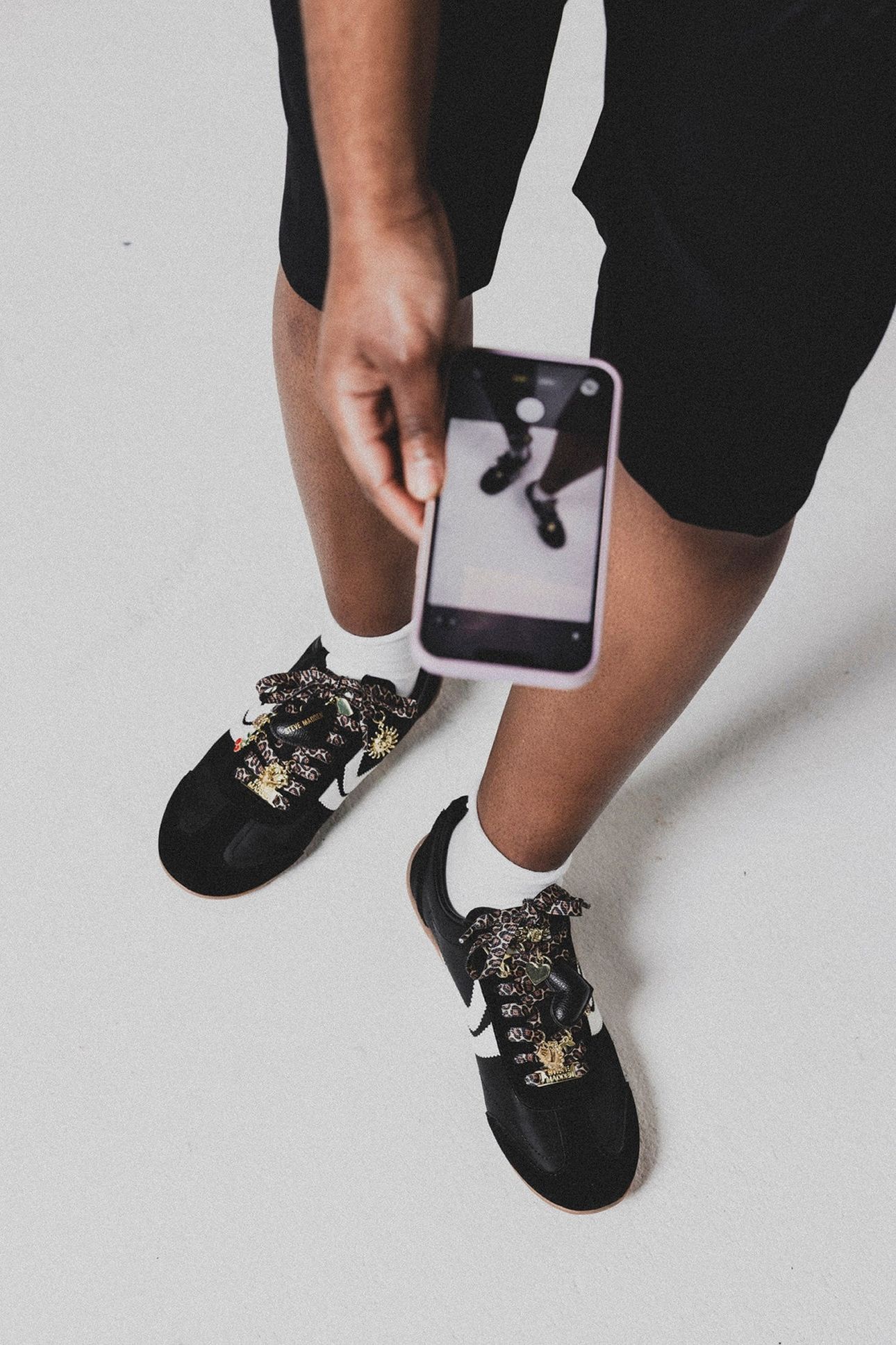 BASSETT SNEAKERS BLACK/WHITE 7