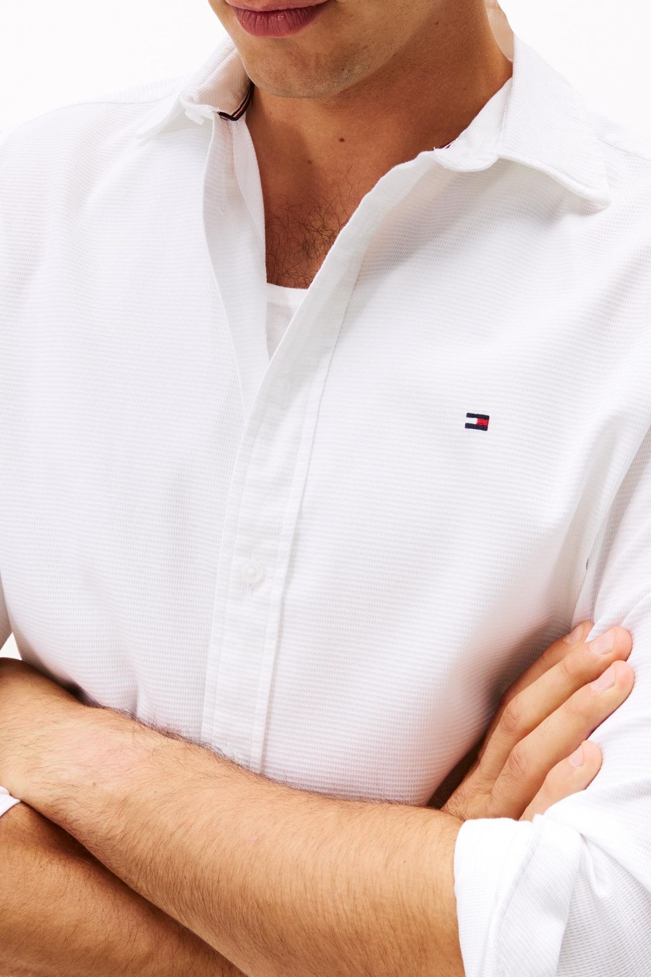 DOBBY RF SWS SHIRT BRIGHT WHITE 5