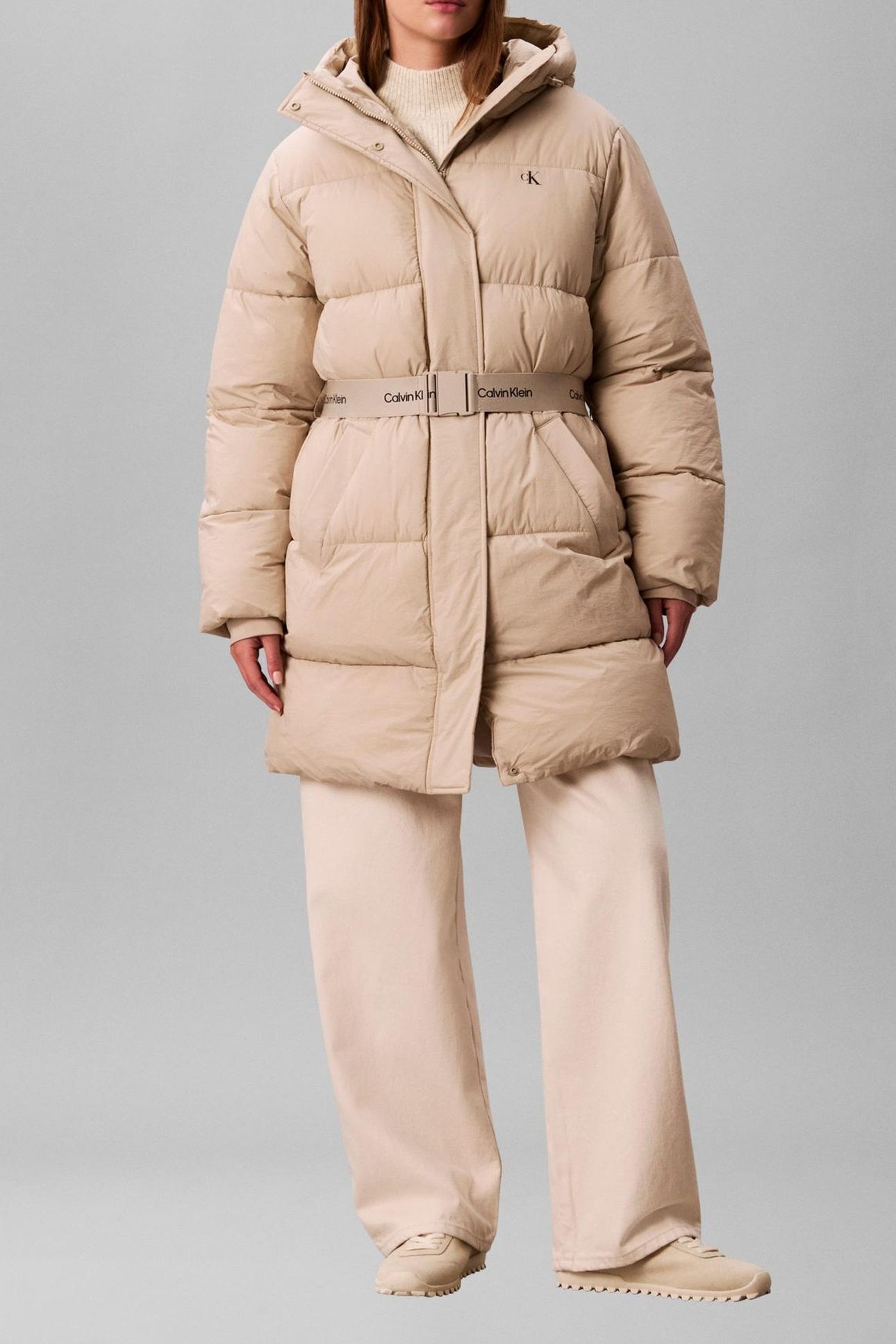 BELTED MIDWEIGHT COAT ISLAND FOSSIL 1
