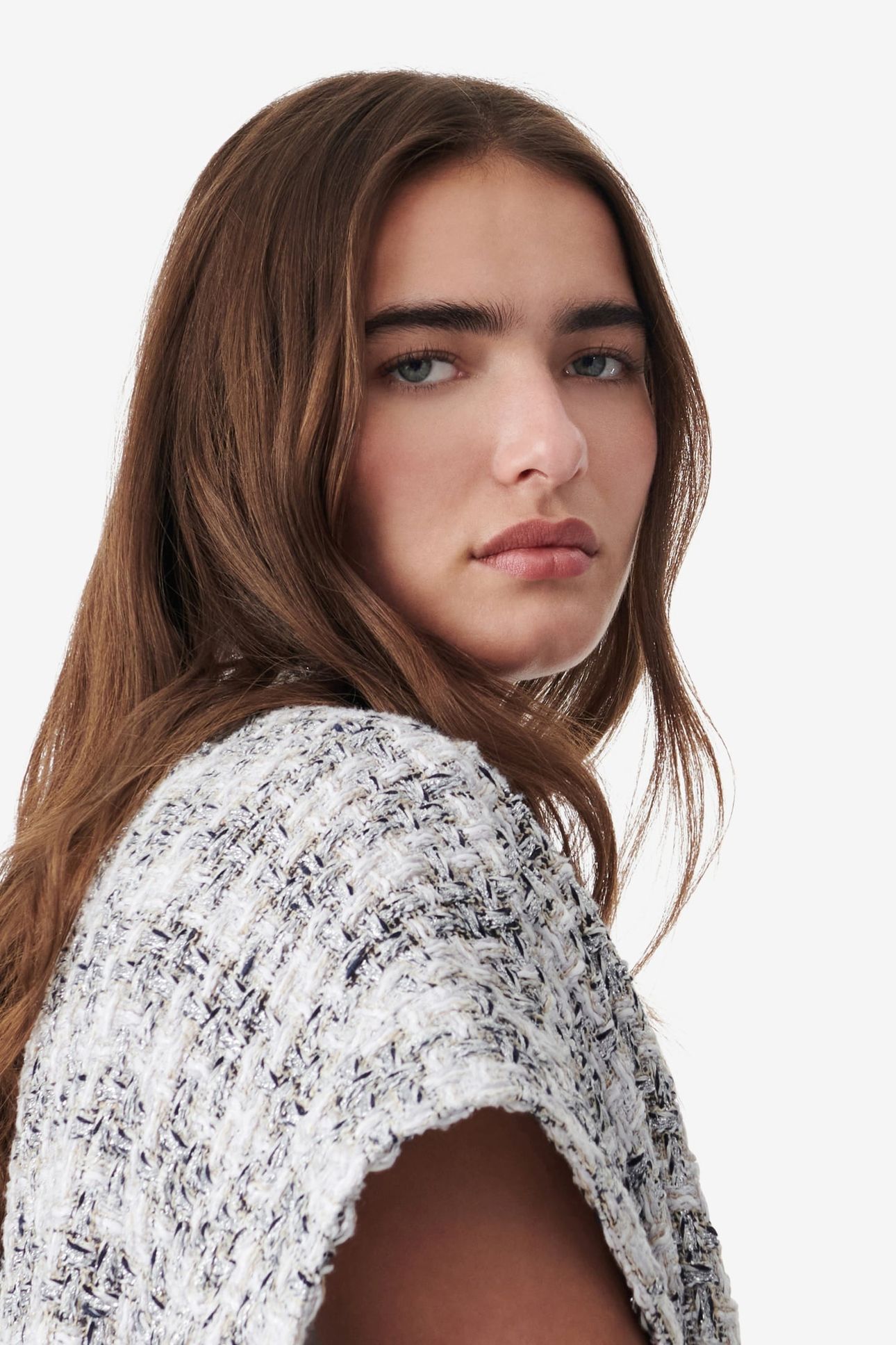 GAIDAN SHIRT SILVER/WHITE 5