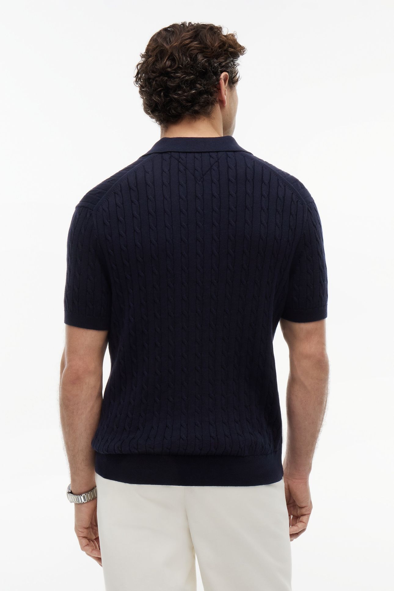 CLASSIC COTTON CABLE NAVY BLUE 2