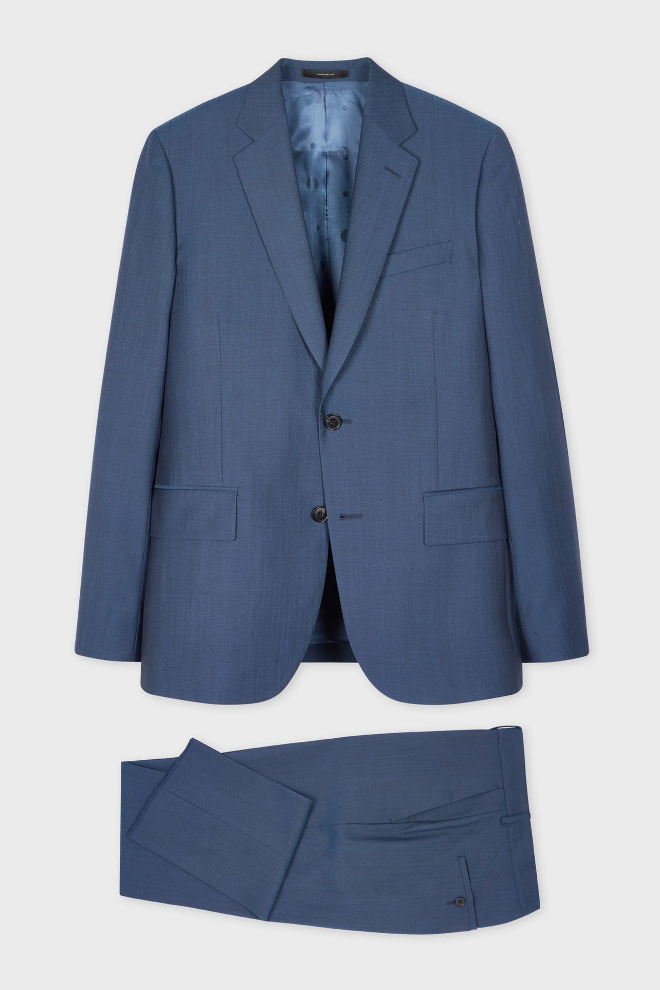 MENS TAILORED FIT 2 BUTTON SUIT NAVY 1