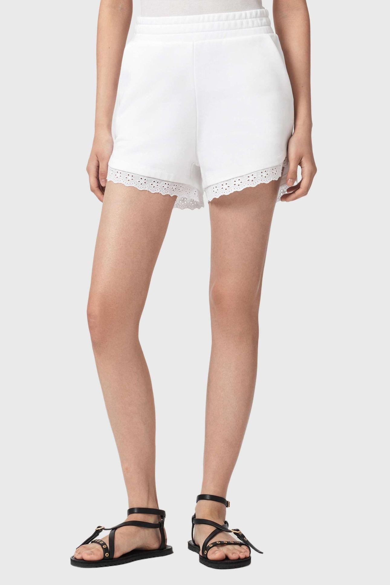 LELE LACE SHORT OPTIC WHITE 2