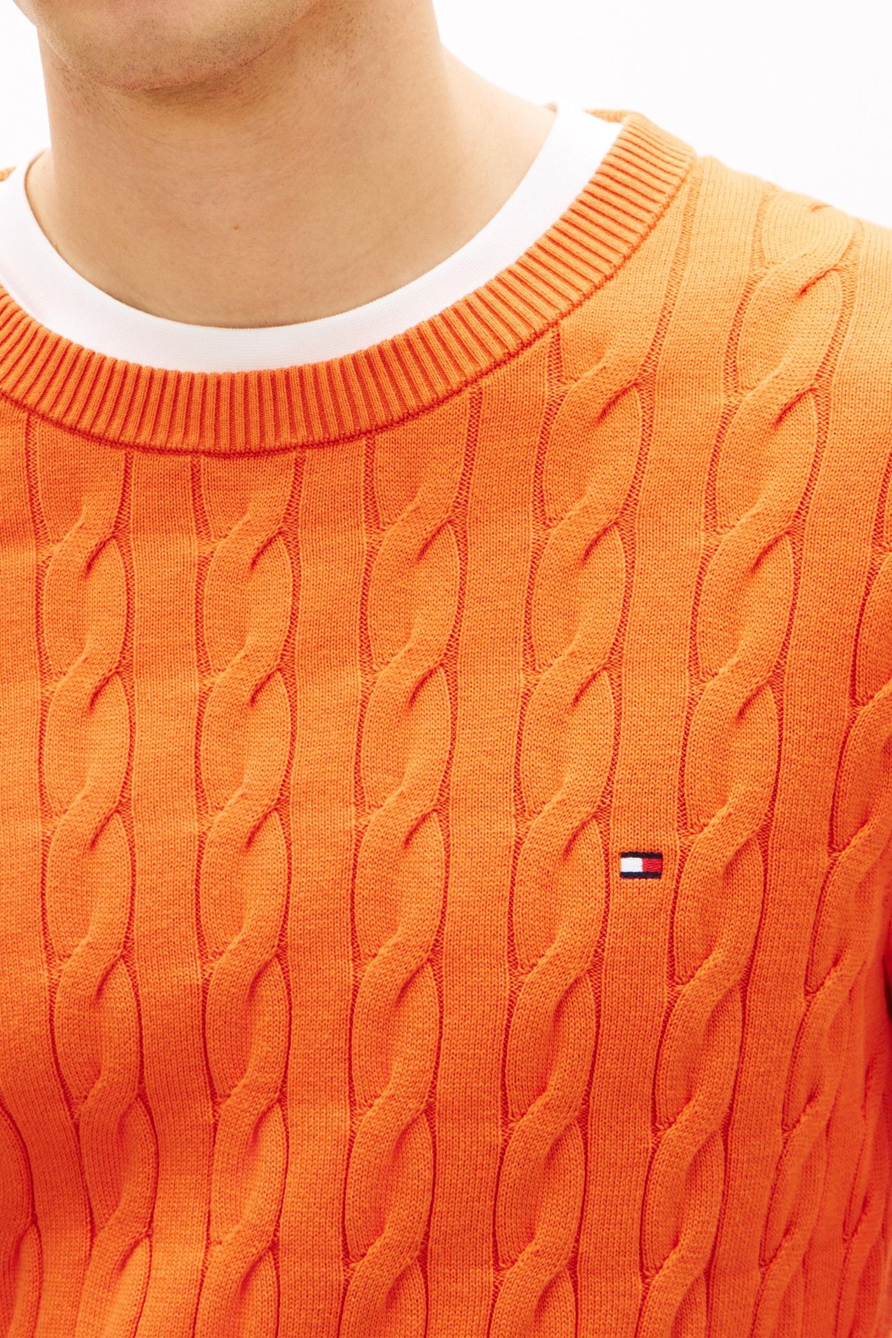 CLASSIC COTTON CABLE BRILLIANT ORANGE 4