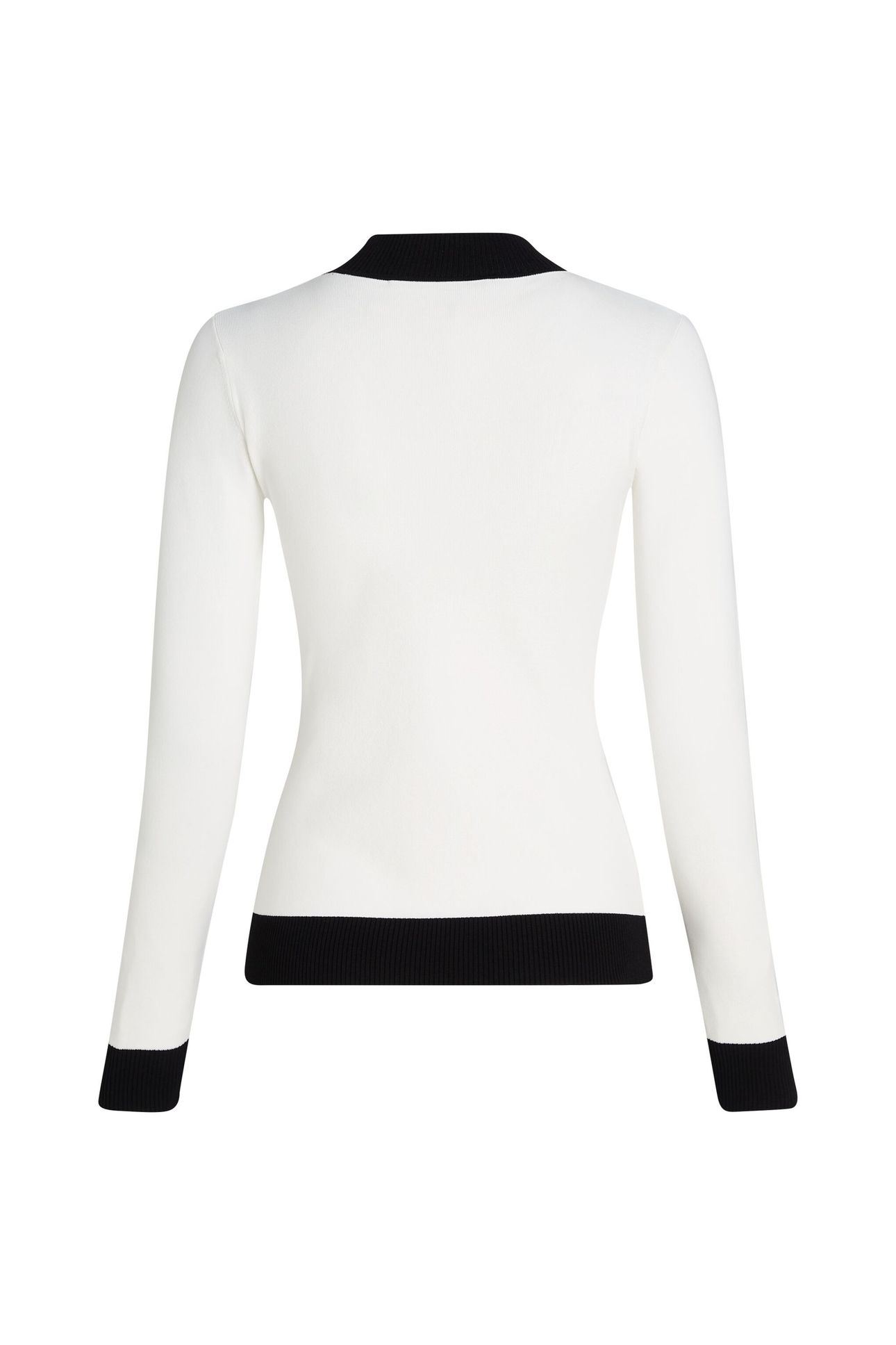 LOGO TURTLE NECK WHITE/BLACK 4