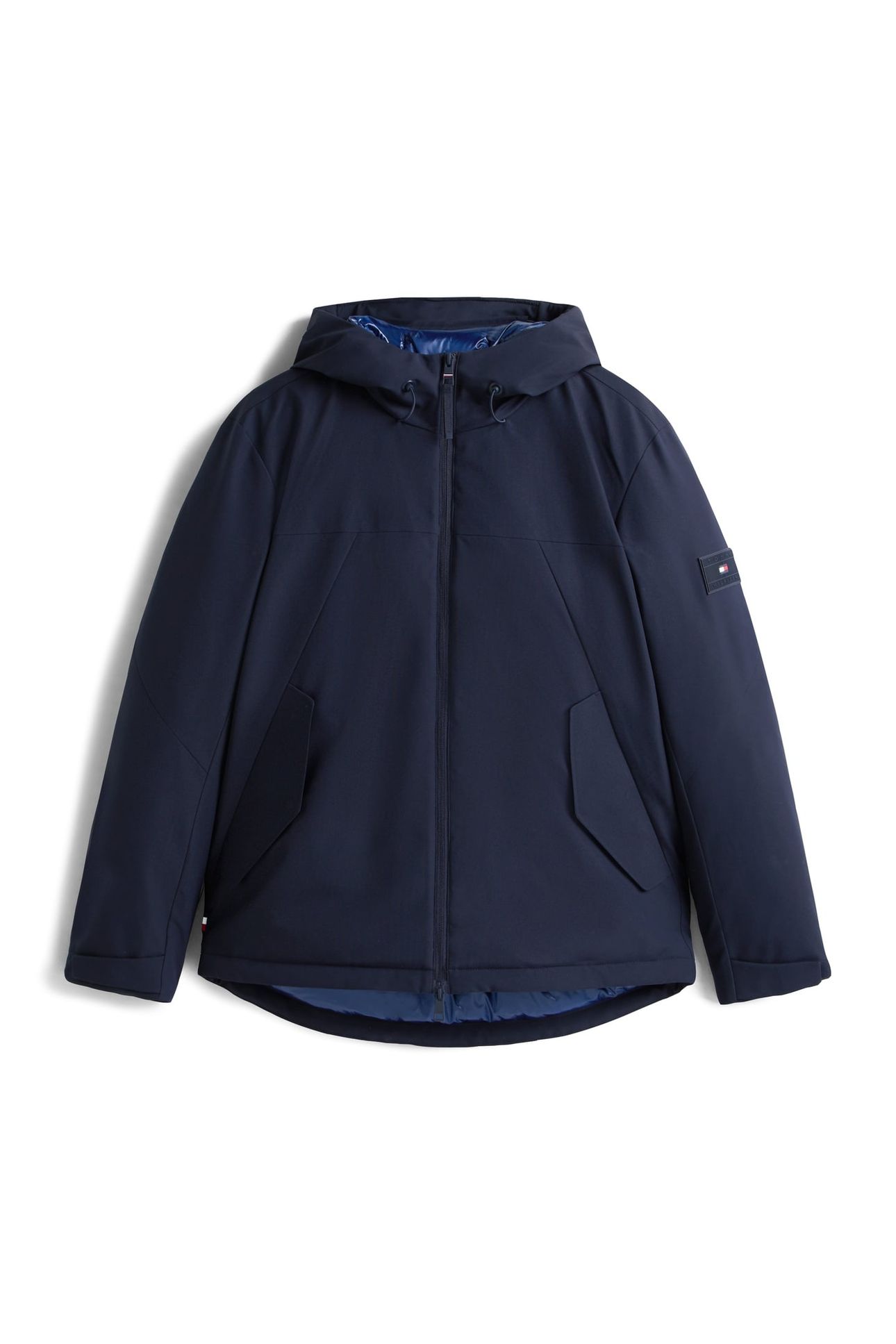TECH HOODED SHORT PARKA DESERT SKY 4