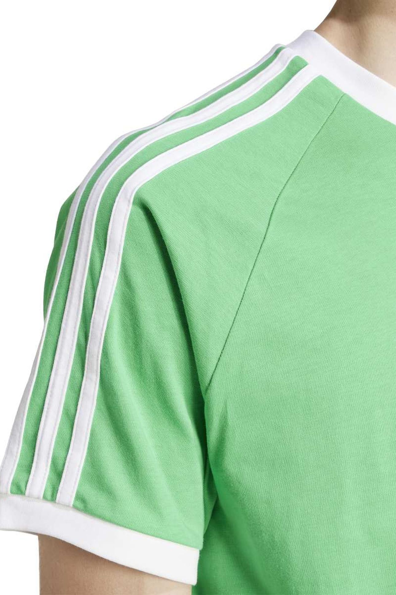 UNISEX 3-STRIPES TEE ENERGY GREEN 5