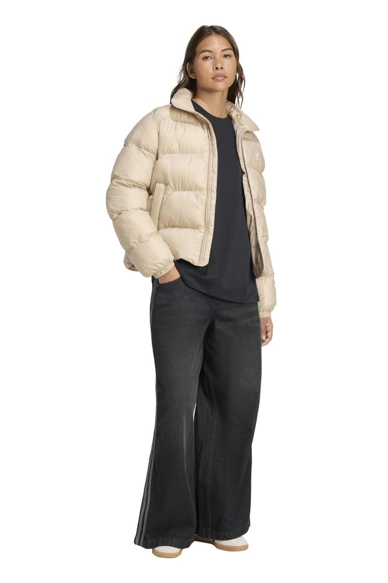 SHORT PUFFER STONE KHAKI 4