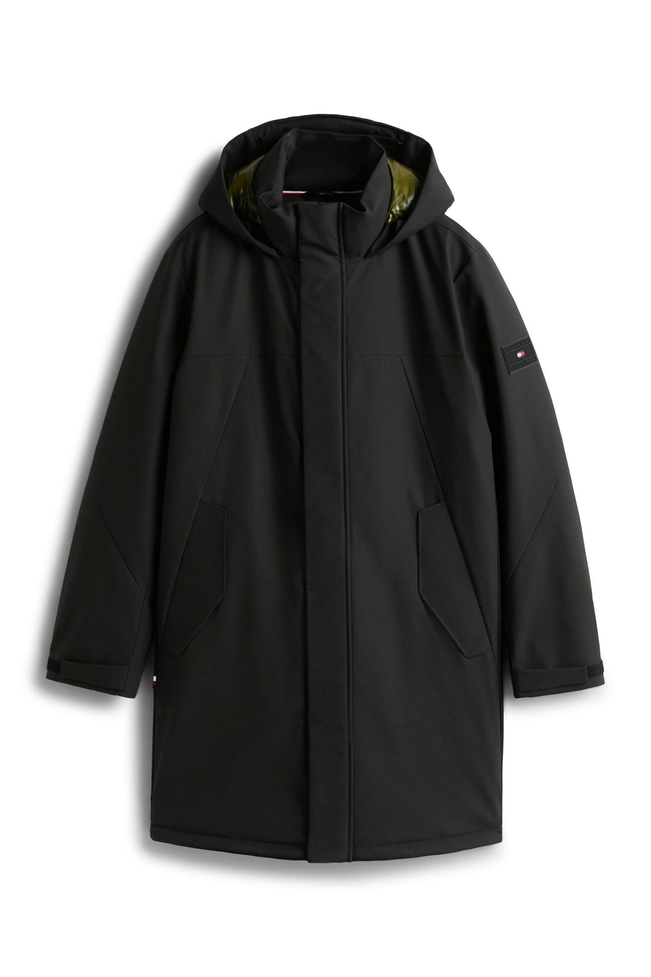 TECH HOODED PADDED PARKA BLACK 4