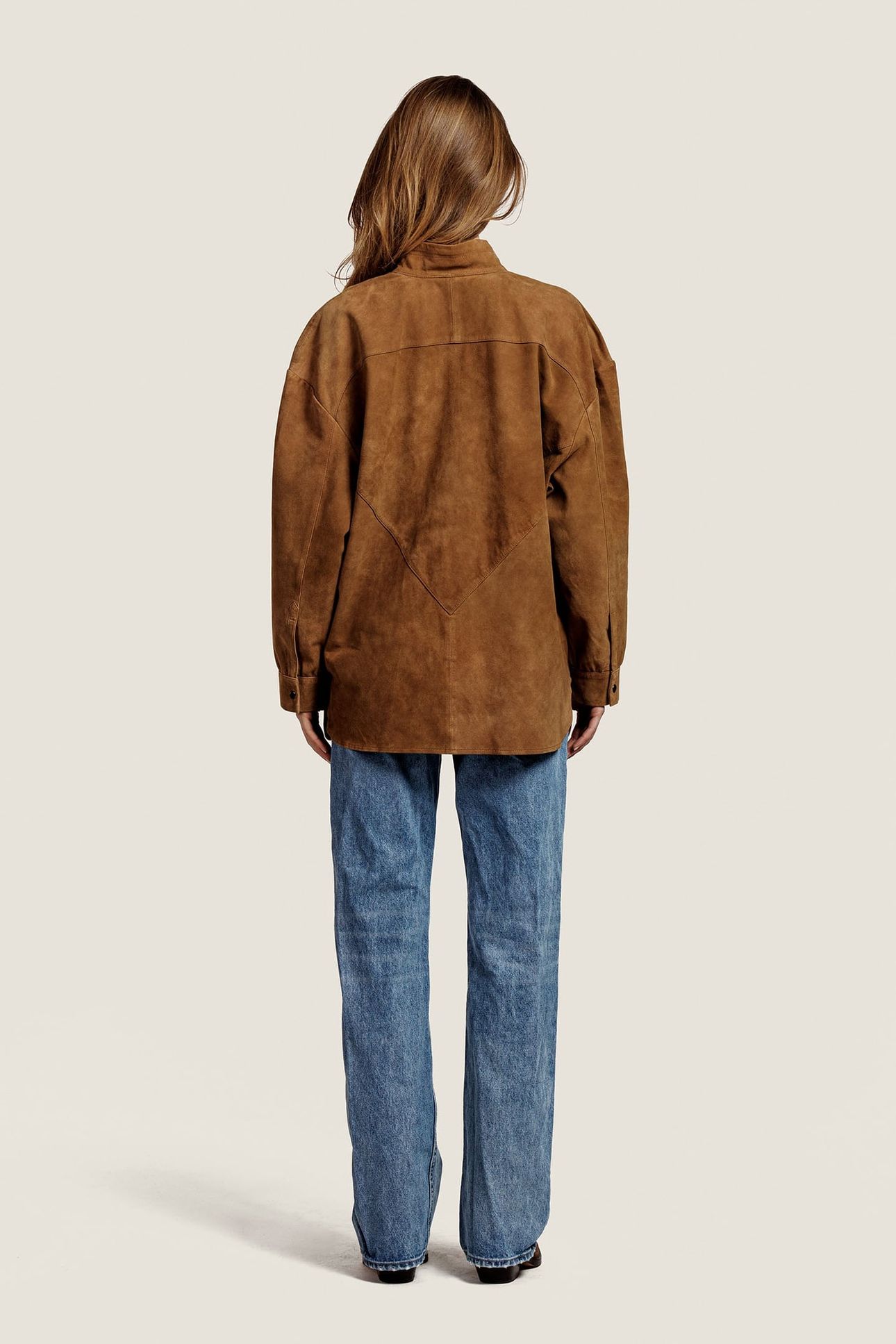 HAYA SUEDE BLOUSE CINNAMON 2