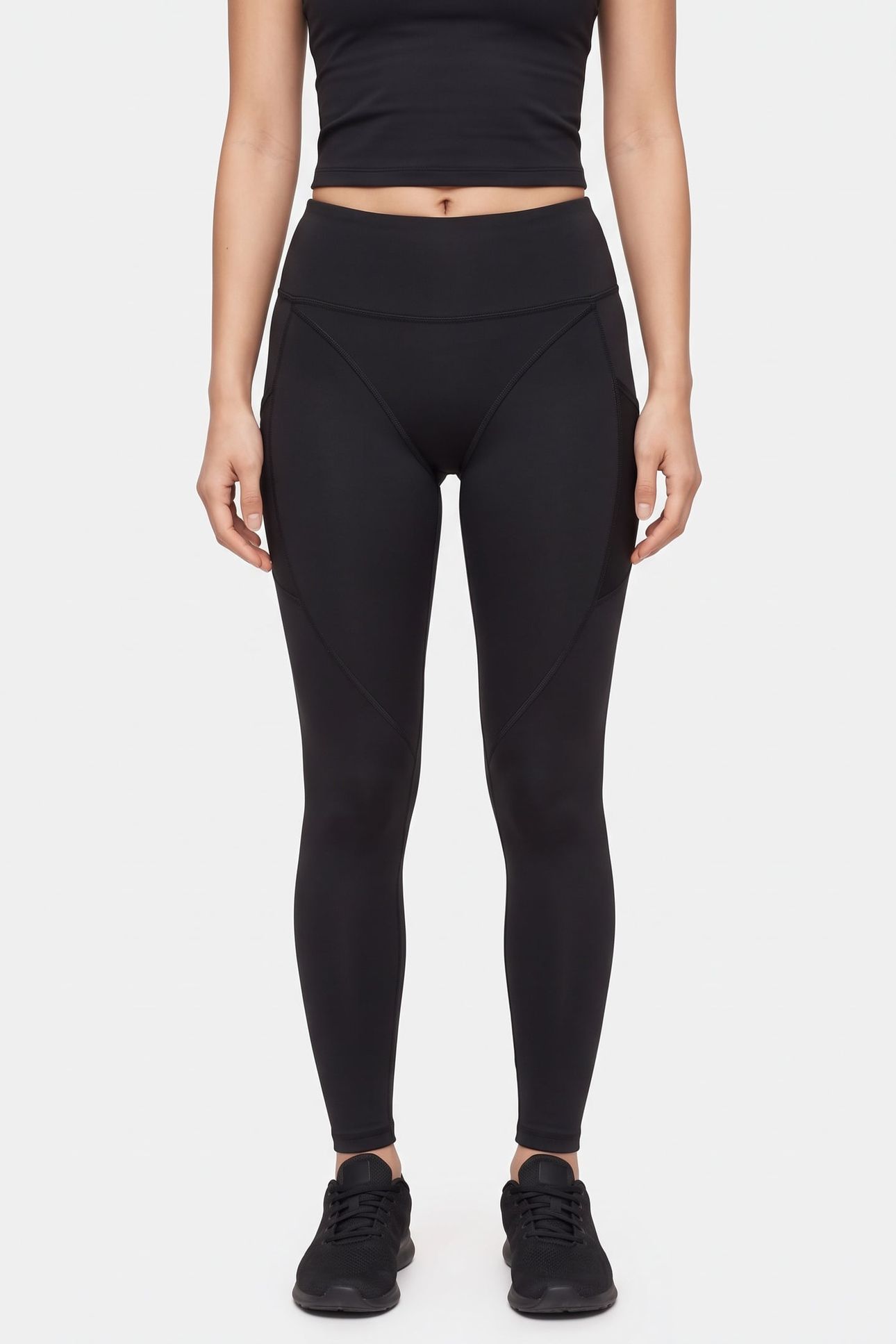 AAA EAST RUNNING TIGHTS BLACK 1