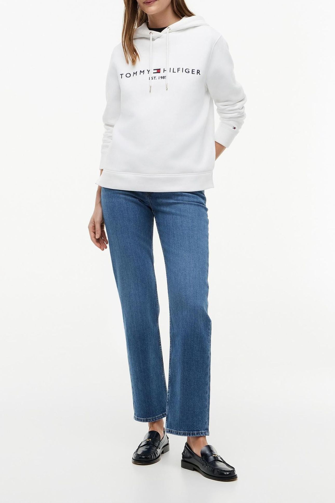 HERITAGE HILFIGER HOODIE WHITE 2