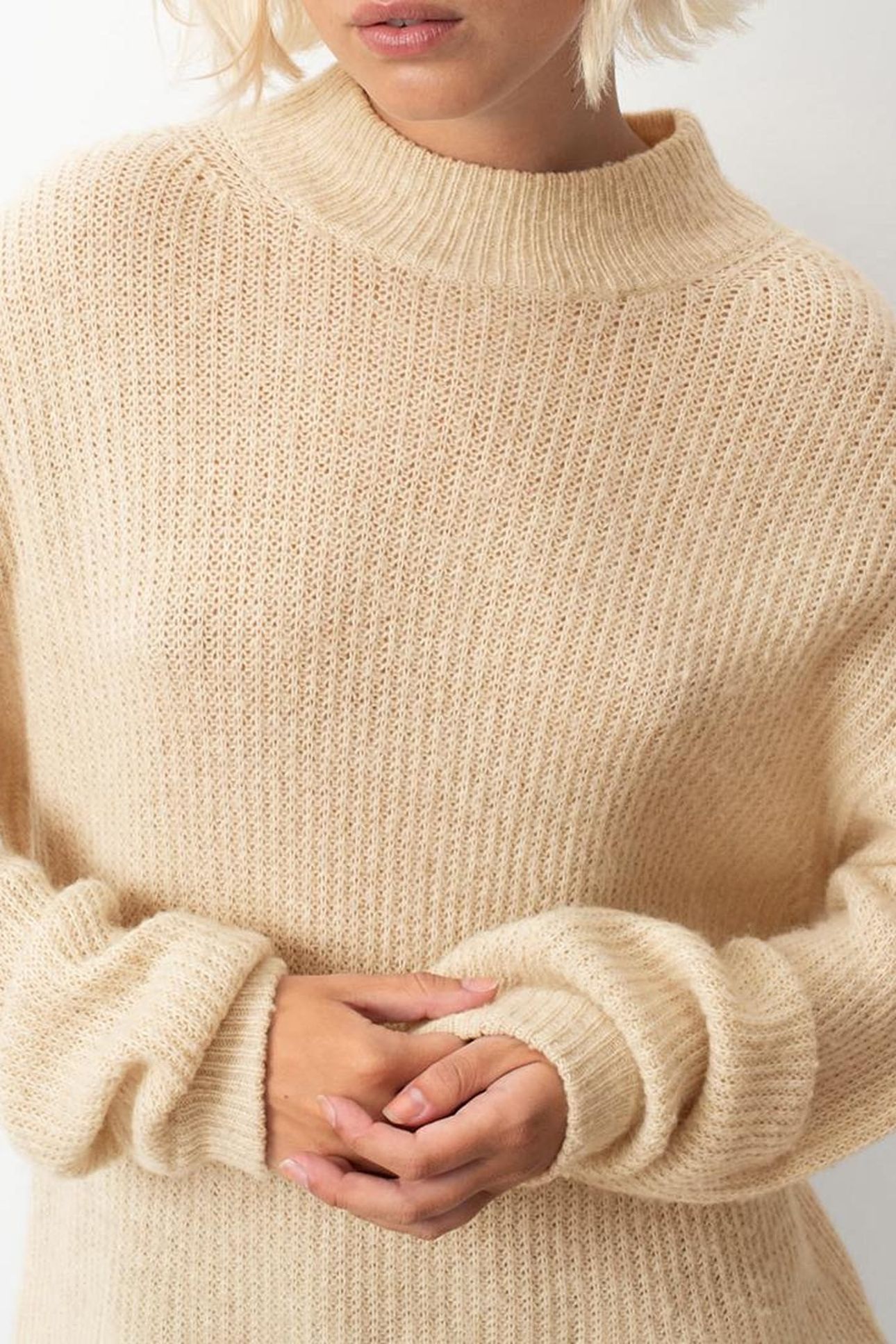 FALYDAY KNIT SWEATER BISCUIT CHINE 5