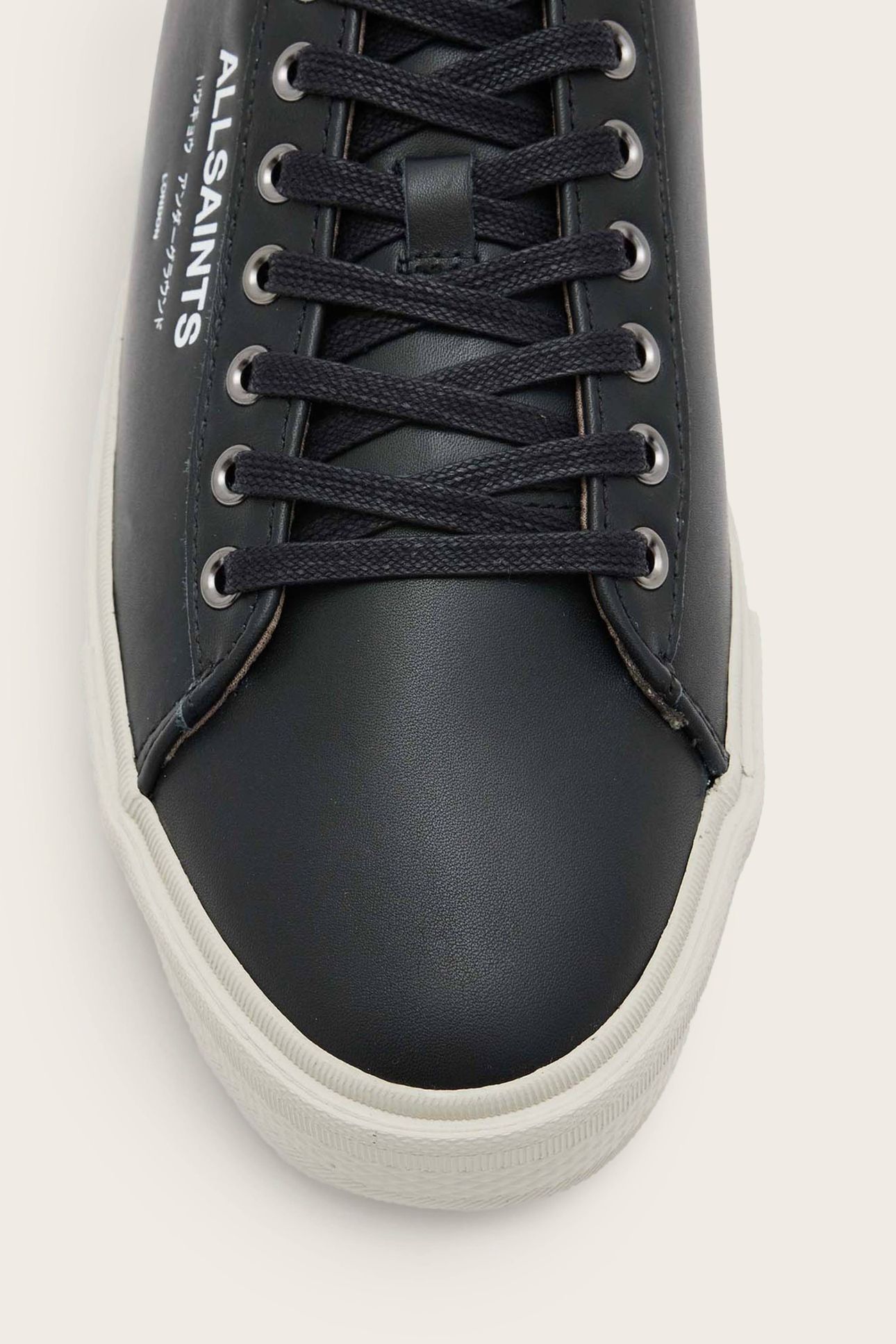 UNDGRND LTHR LOW TOP BLACK 6