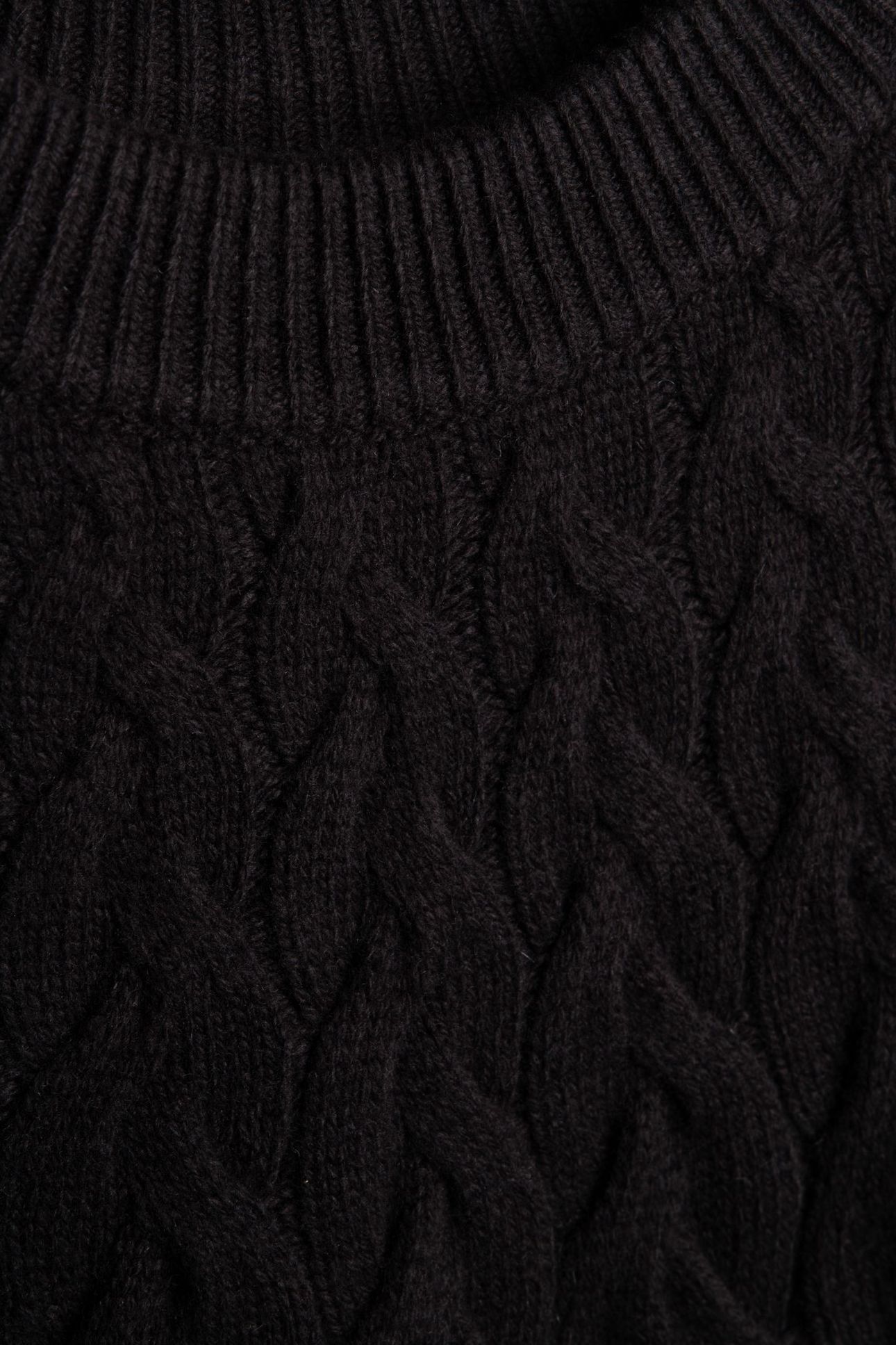 LS LAMBSWOOL BLEND CREW BLACK 4