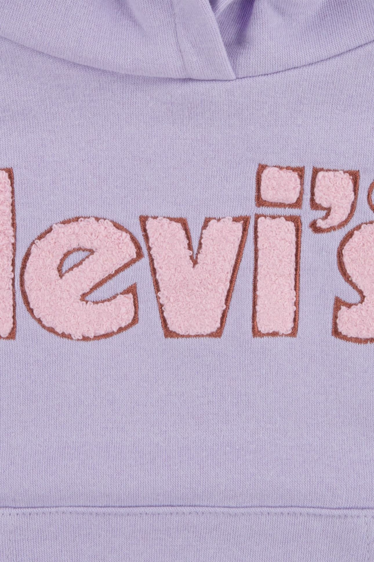 GIRLS PULLOVER HOODIE PASTEL LILAC 3