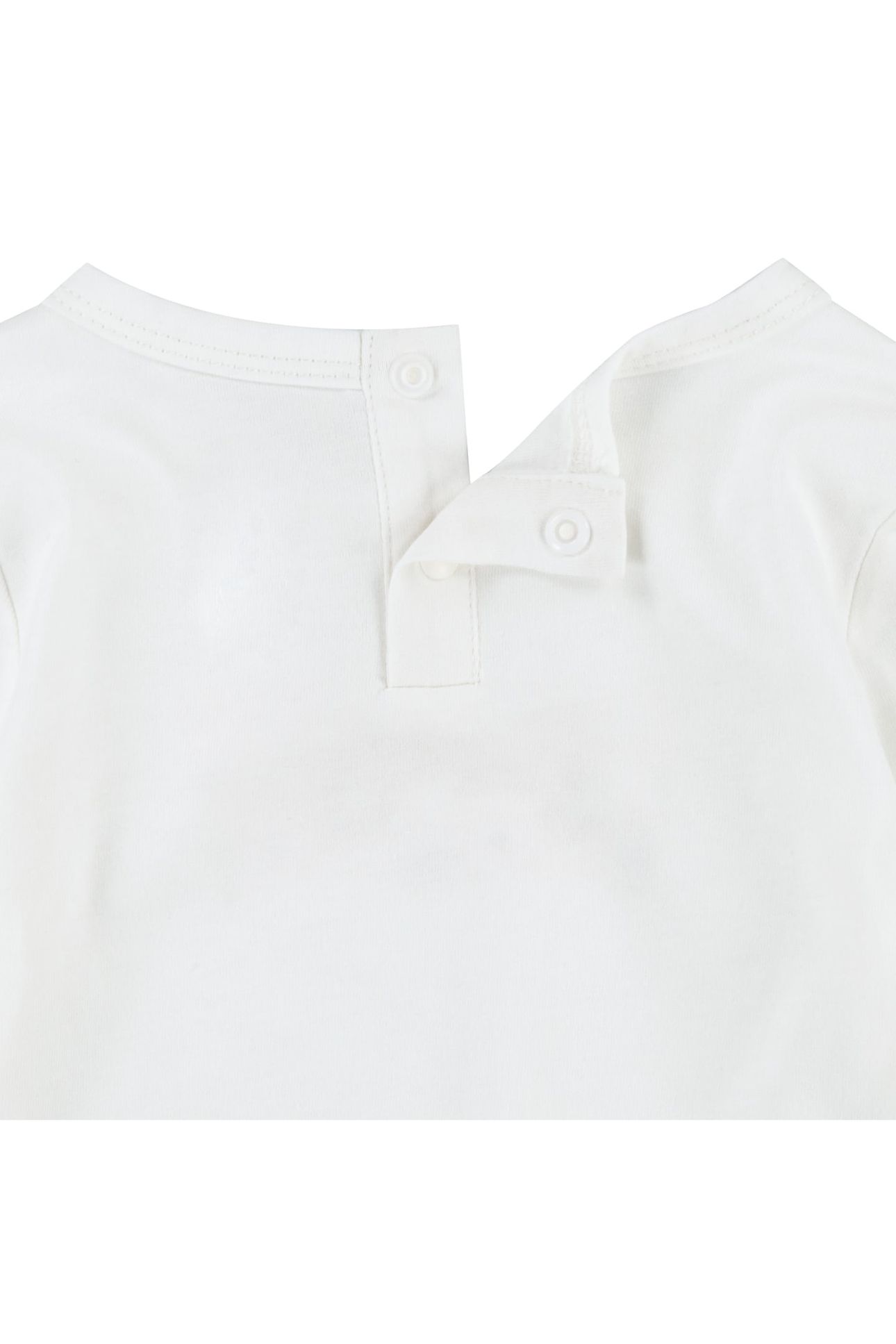 GIRLS BATWING CHECKERBOARD TEE WHITE ALYSSUM 3