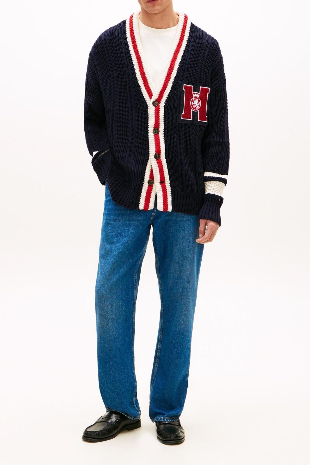 LETTERMAN CARDIGAN DESERT SKY 1