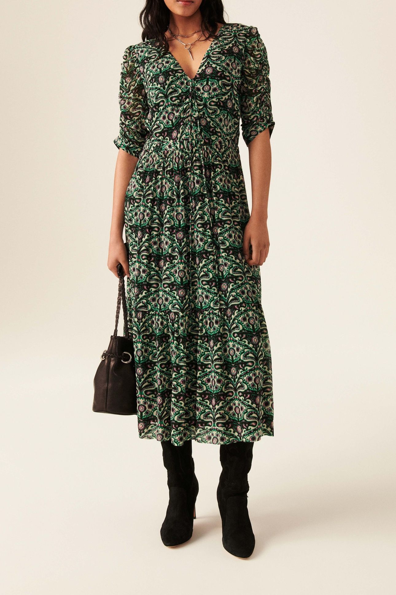 MID-LENGTH DRESS VERT 1