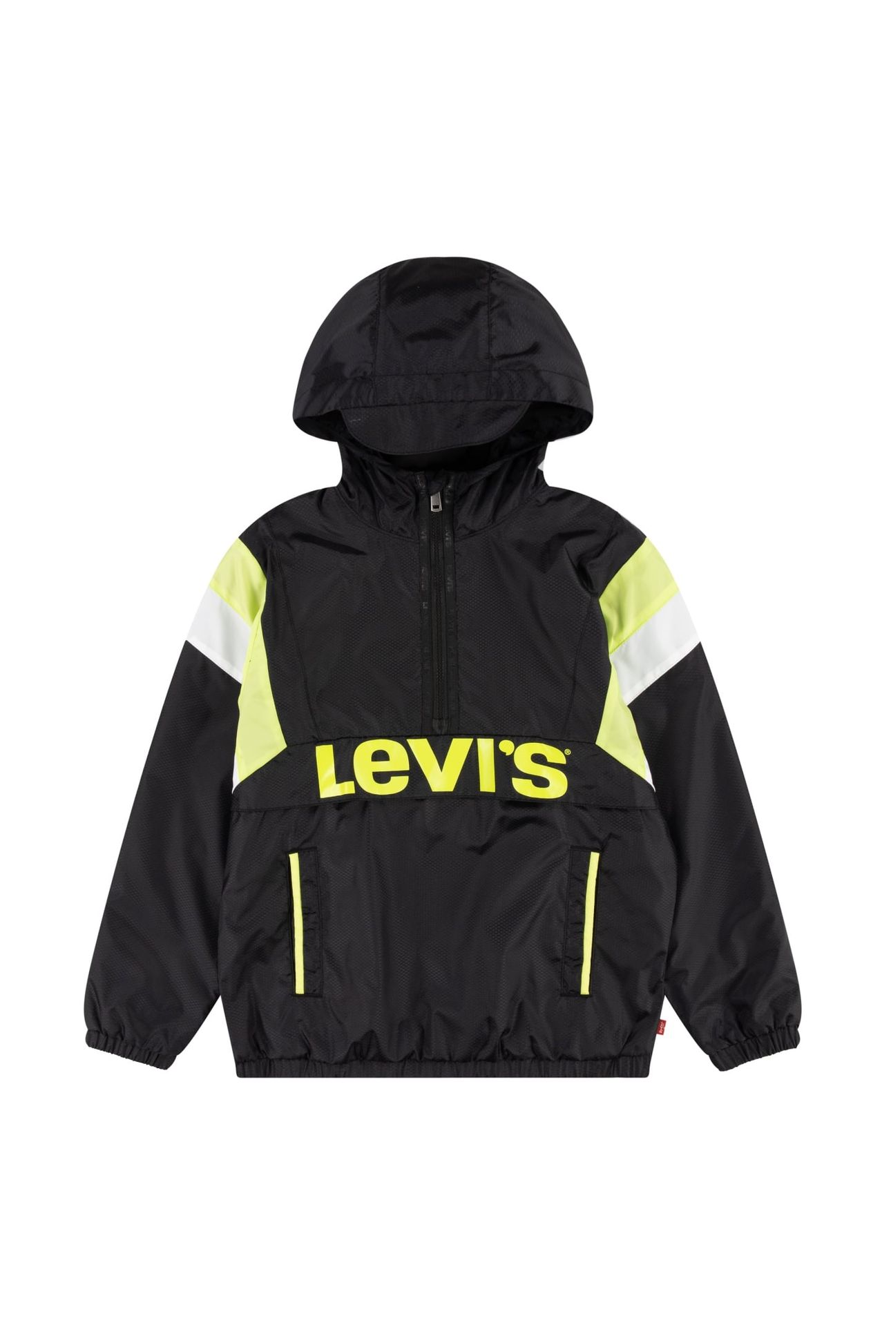 BOYS COLOR BLOCK ANORAK BLACK 1