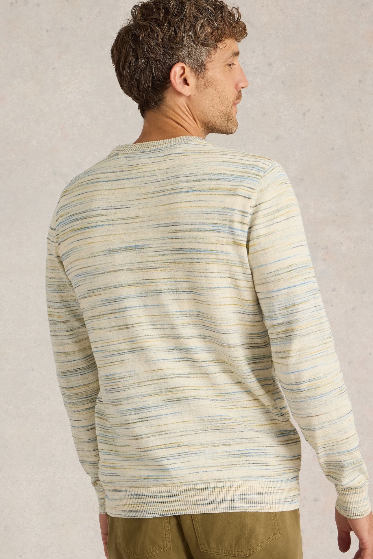 HENDERSON SPACEDYE JUMPER NATURAL MULTI 3