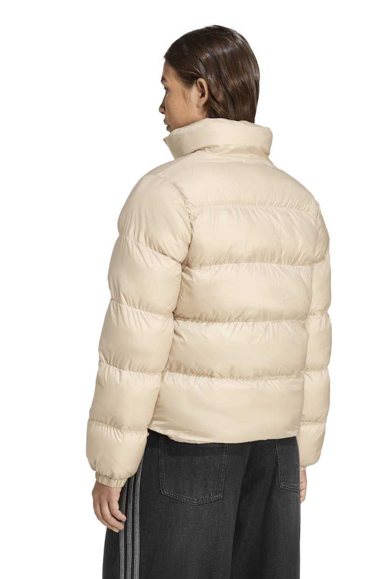 SHORT PUFFER STONE KHAKI 2