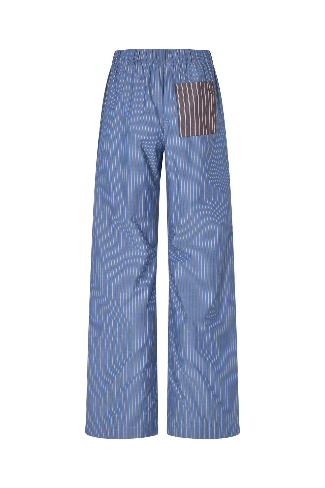 POCKET ELASTICATED LONG PANTS BLUE 4