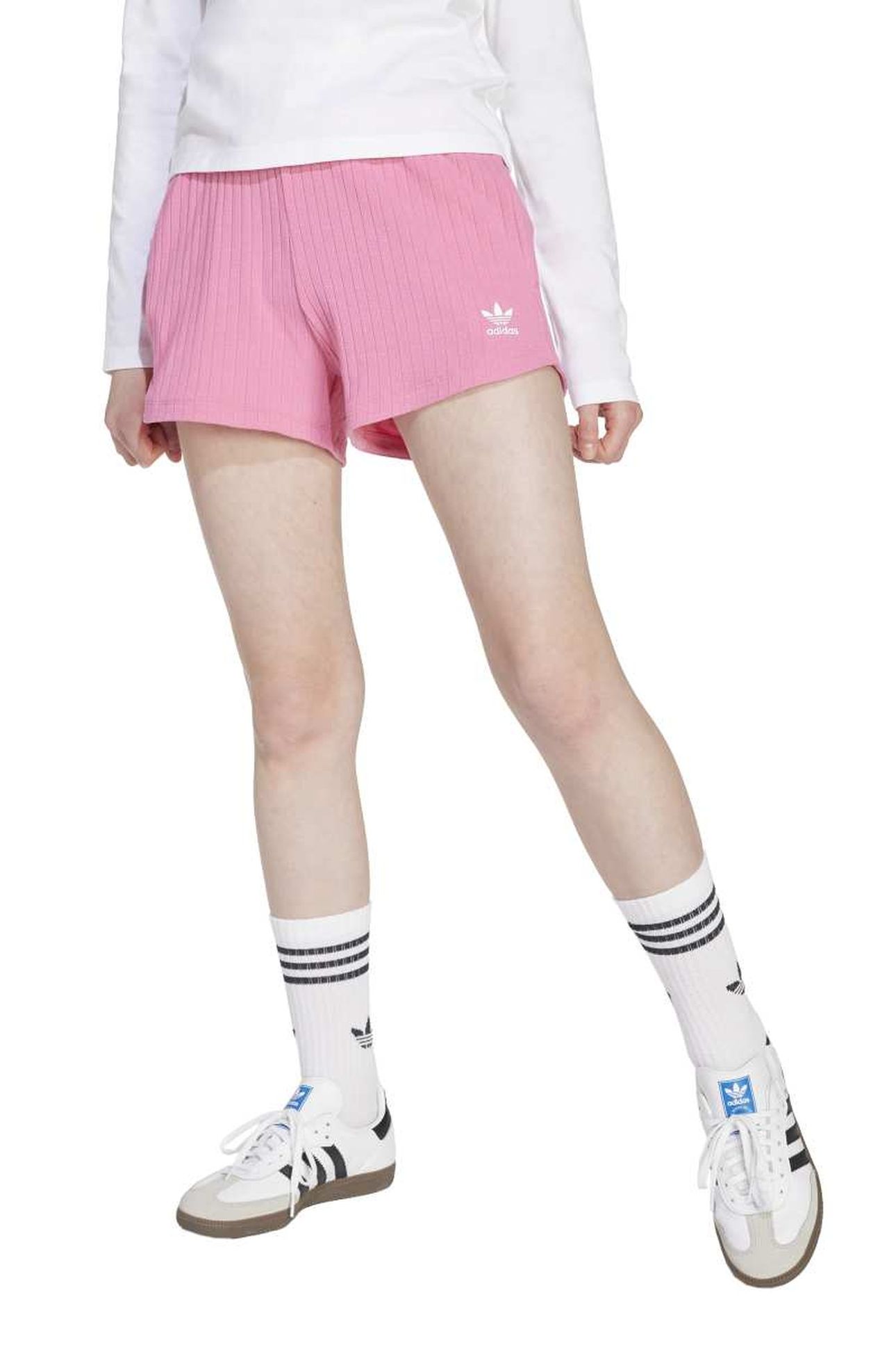 JUNIOR RIB SHORTS PINK FUSION 1