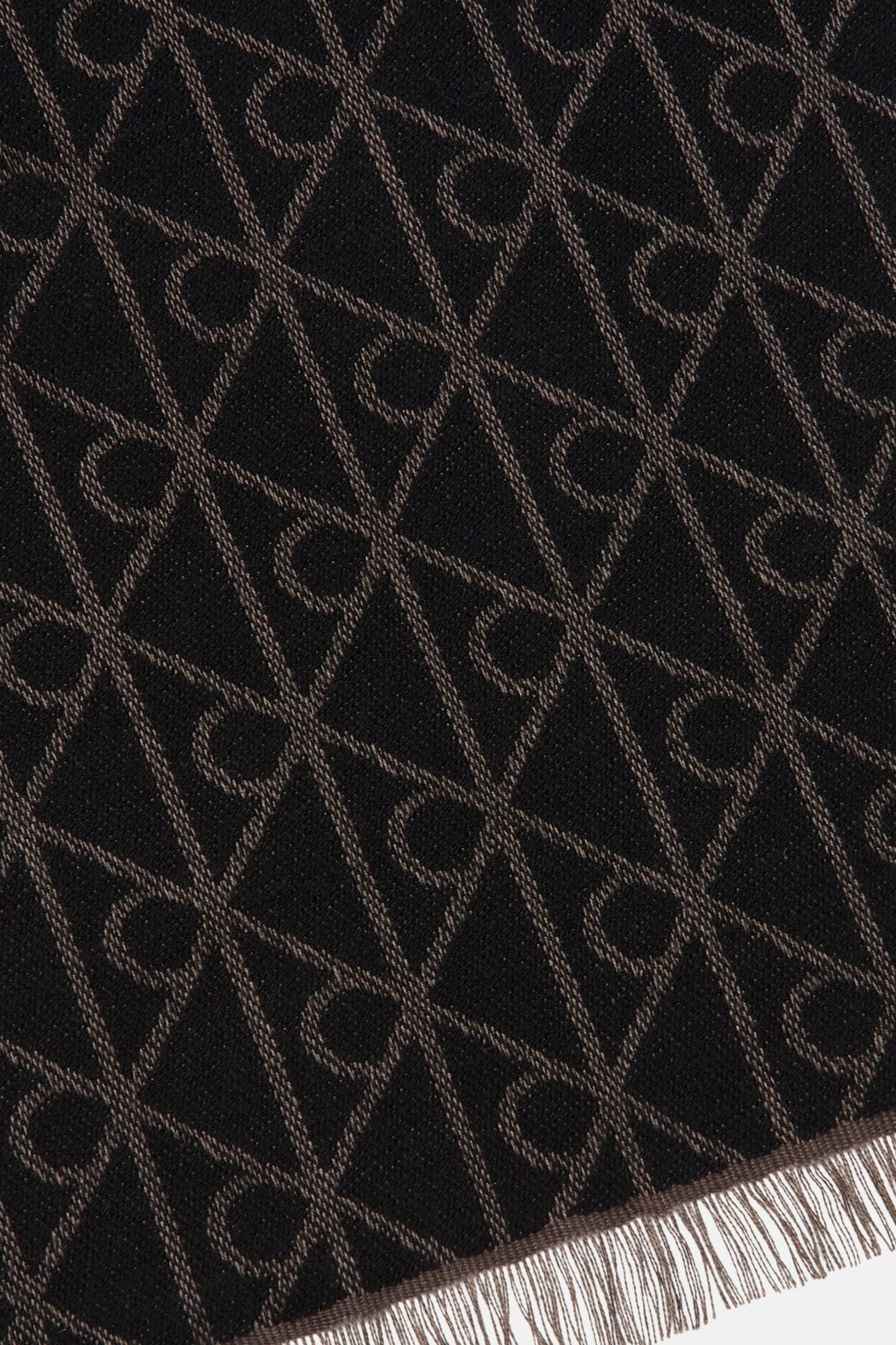 EMBLEM TONAL WOOL SCARF MULCH 3