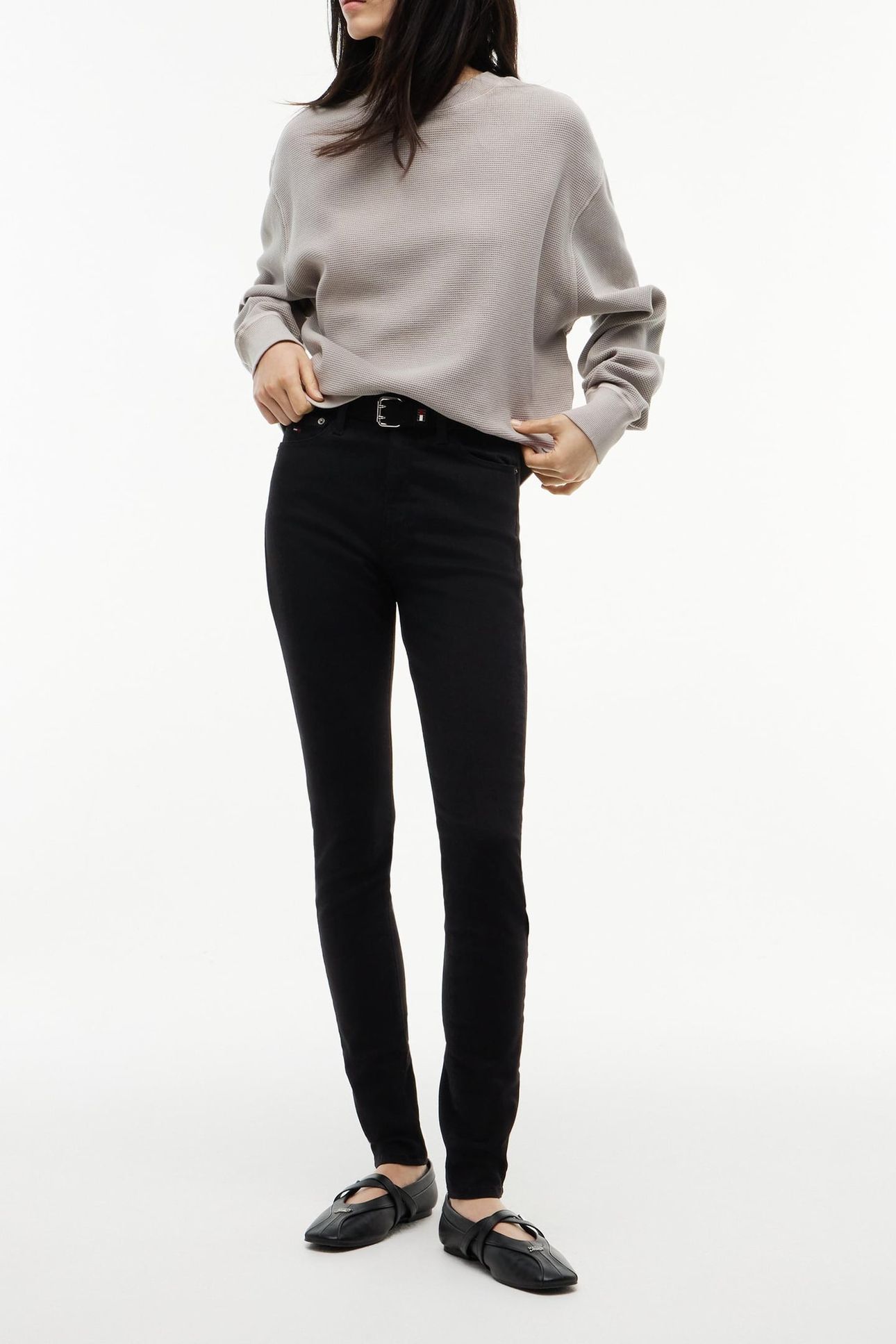SYLVIA HIGH SKINNY DH428 DENIM BLACK 3