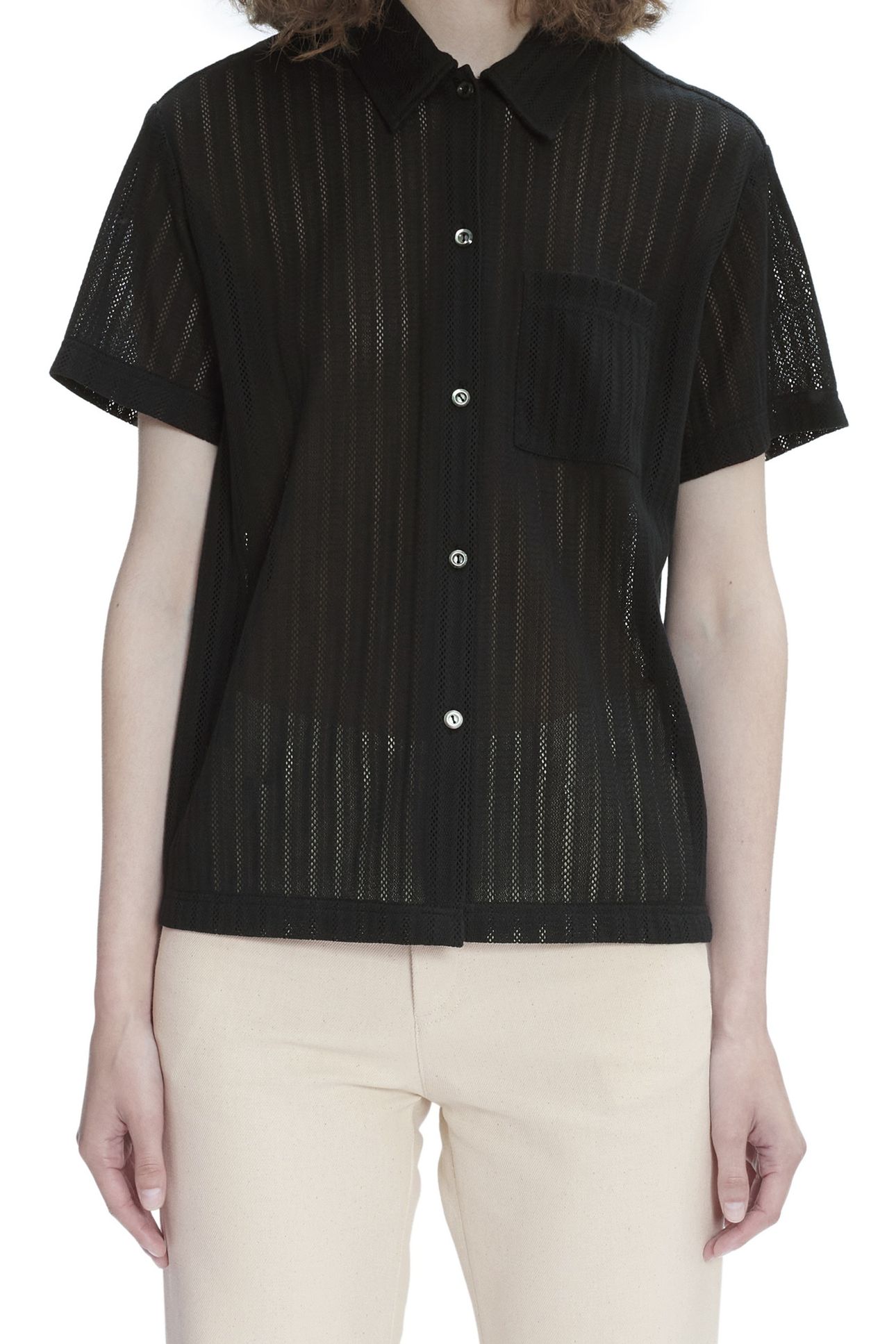 SHORT-SLEEVE SHIRT MARINE BLACK 1