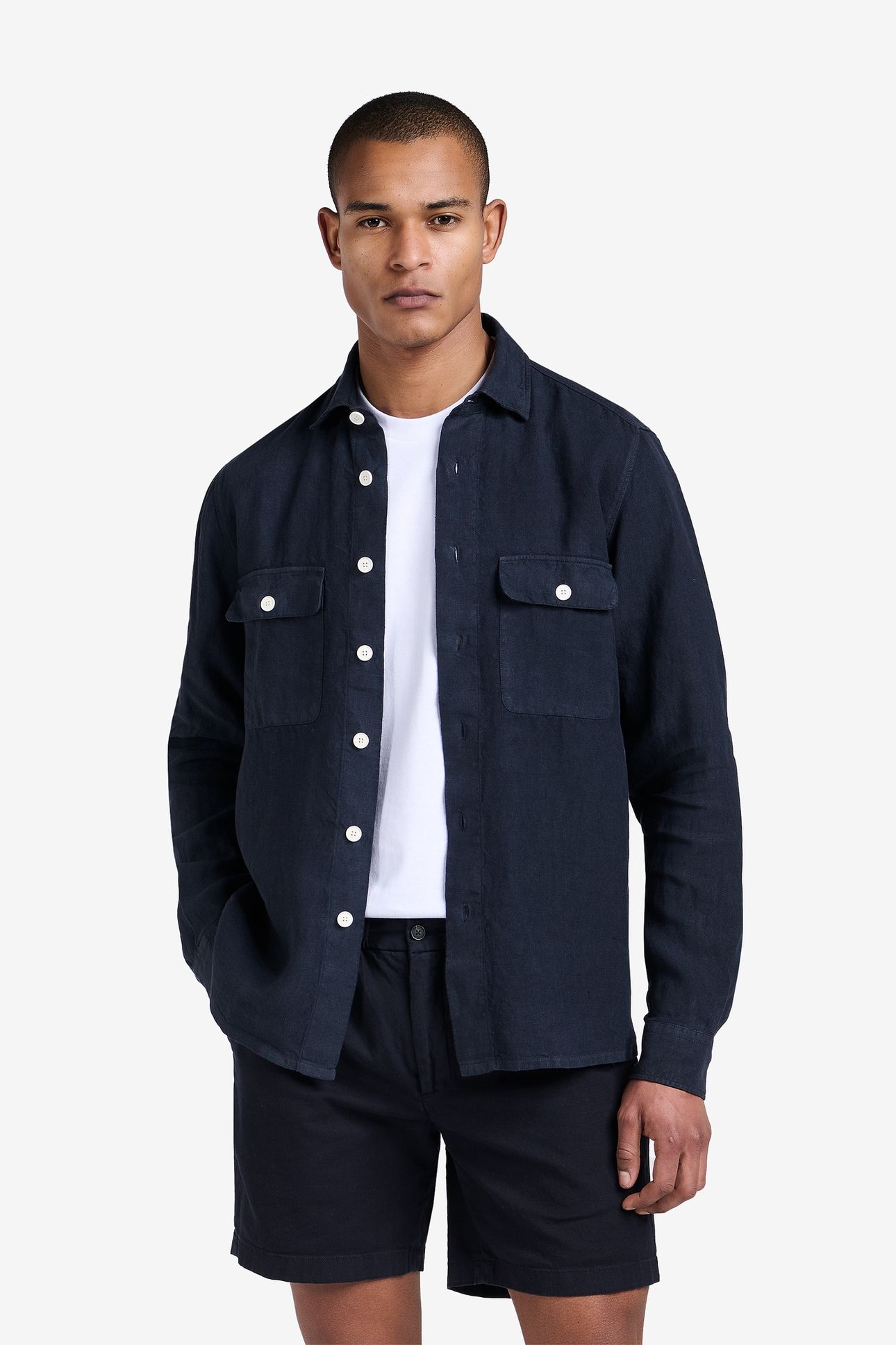 OHIO LINEN NAVY 1