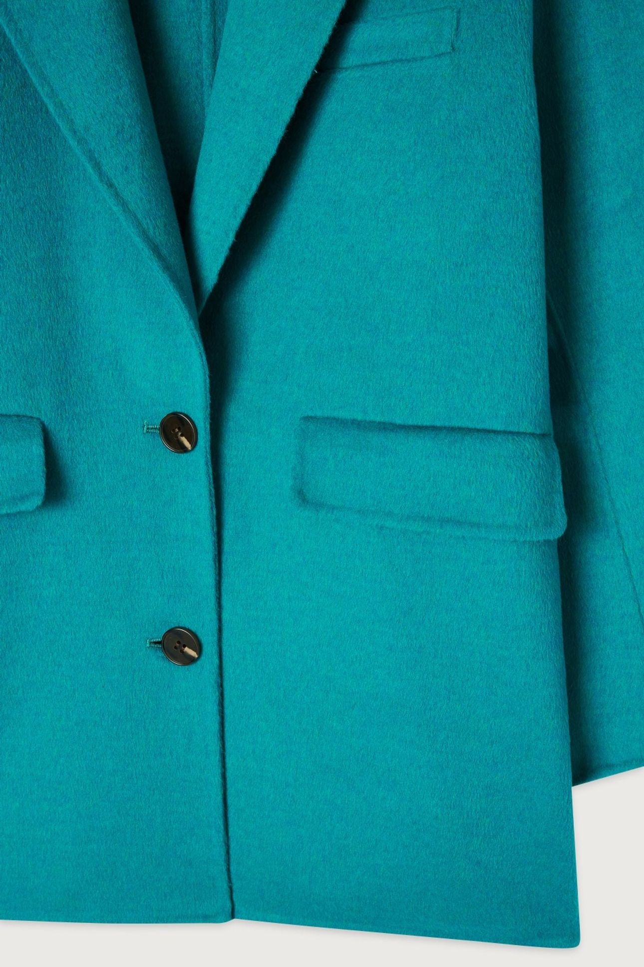 DADOULOVE-C COAT BLEU CANARD CHINE 5
