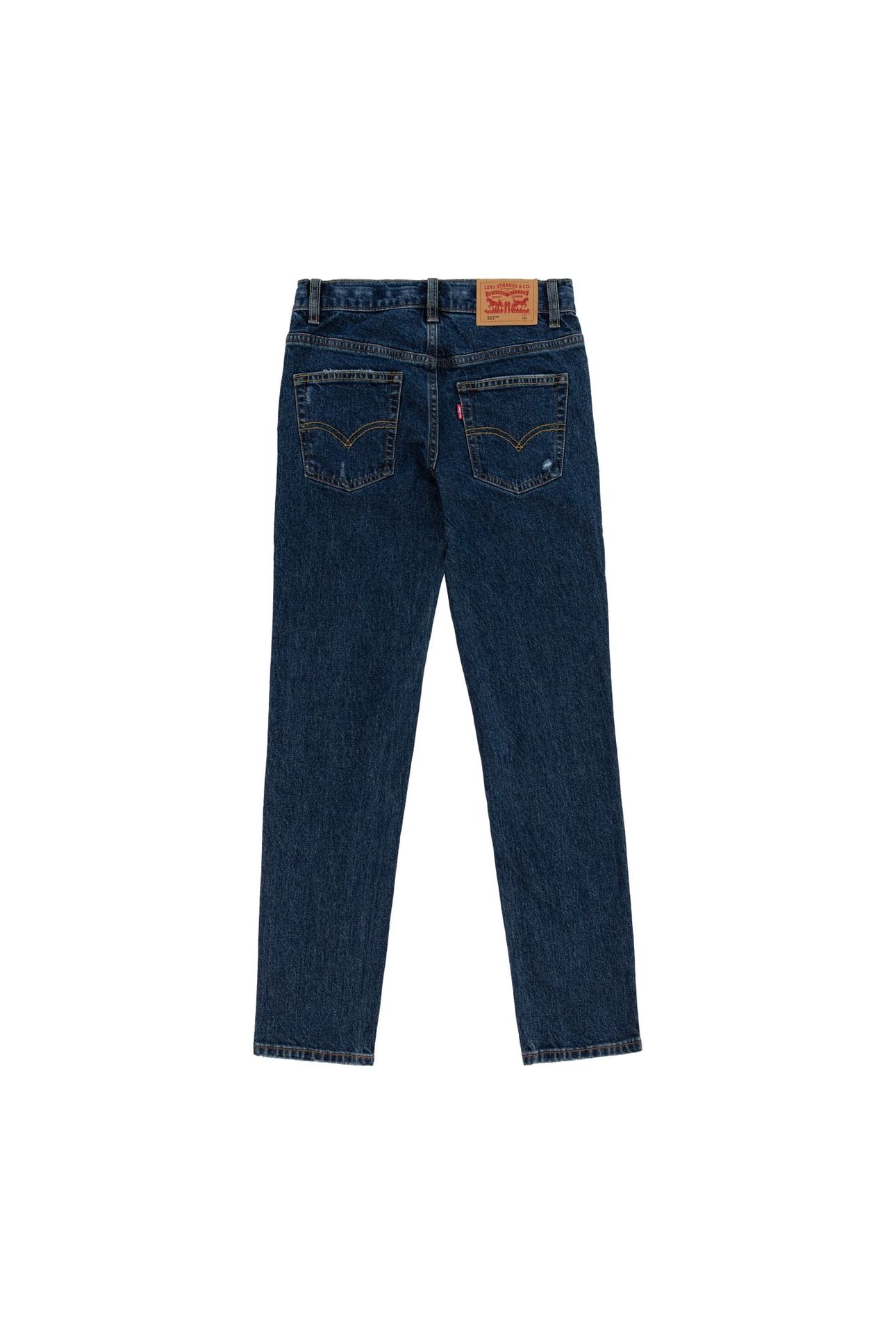 BOYS 512 SLIM TAPER JEANS EL TRAIN2 WITH DESTRUCTION 2