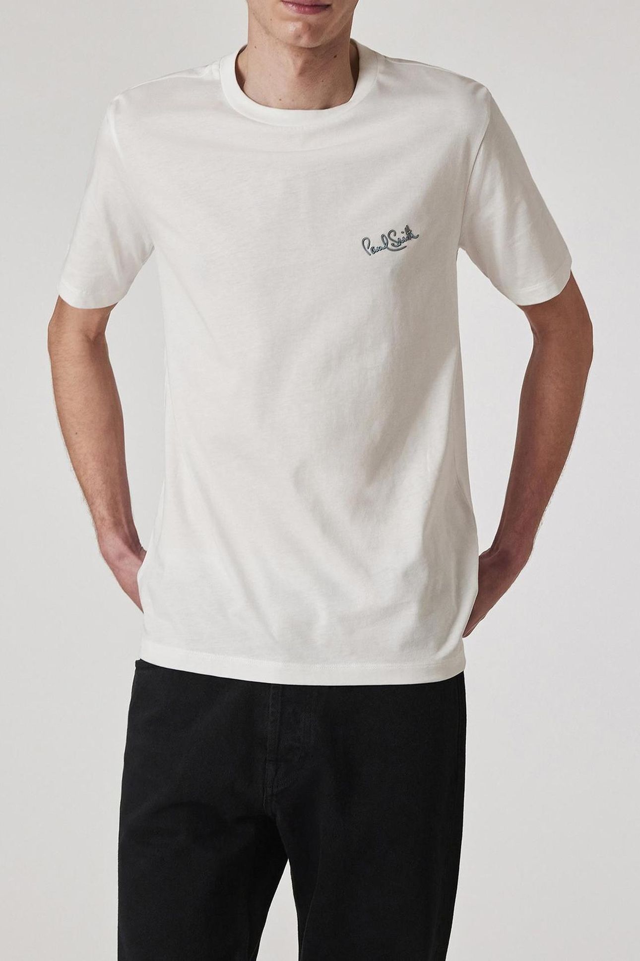 MENS LOGO PRINT TSHIRT WHITE 1