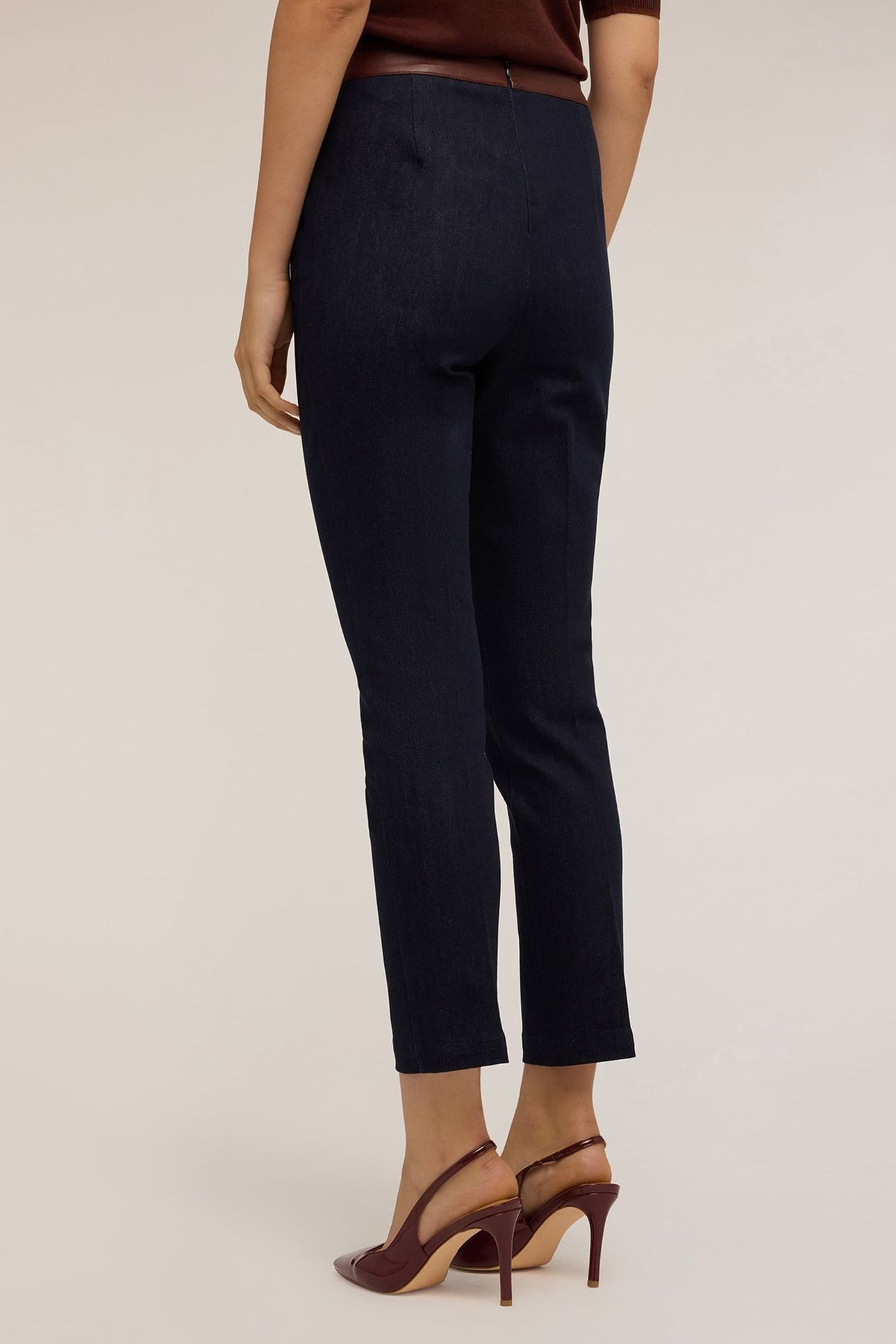 SKINNY JEANS WITH INSERTS BLUE 3
