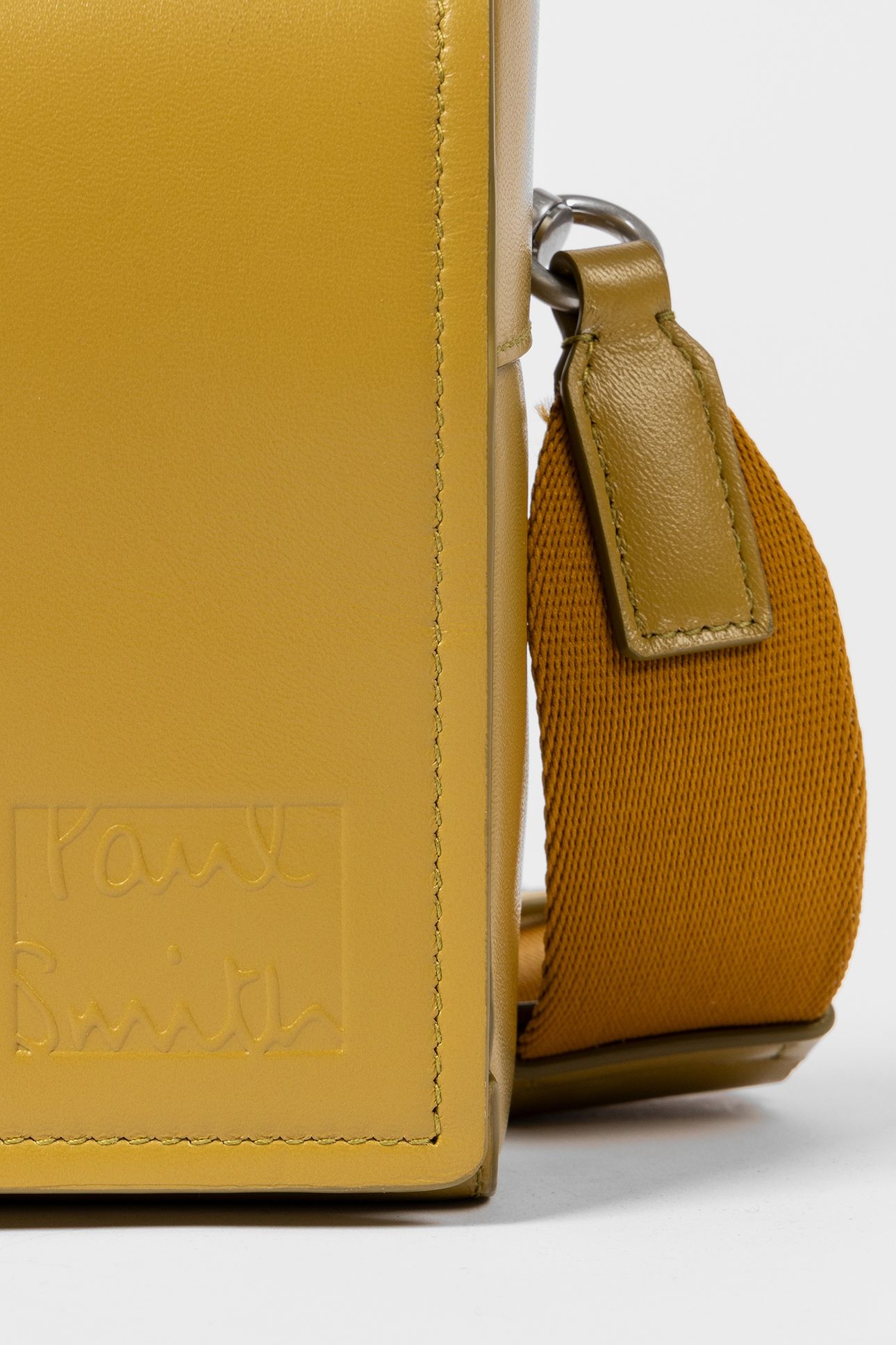 MEN BAG SHOW SML MESSNGR OCHRE YELLOW 10