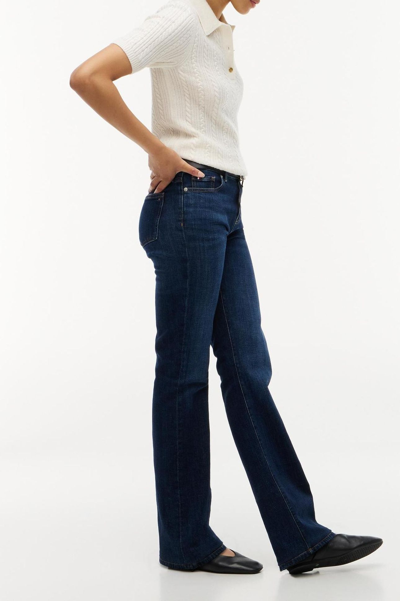 NOS BOOTCUT MID RISE DARK NOS DARK BLUE 6