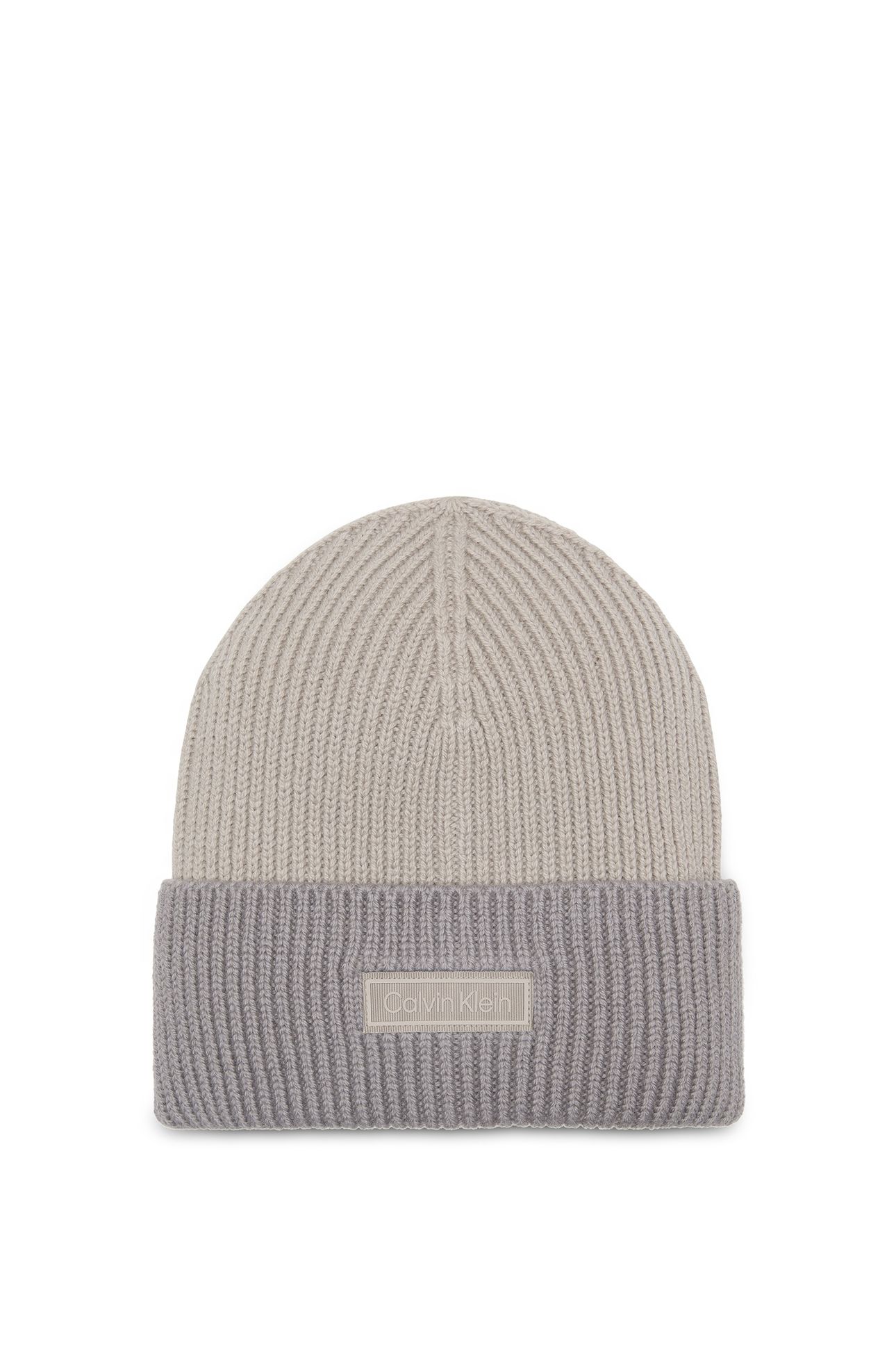PATCH WOOL CHUNKY RIB QUIET GRAY/CHISELED STONE 3
