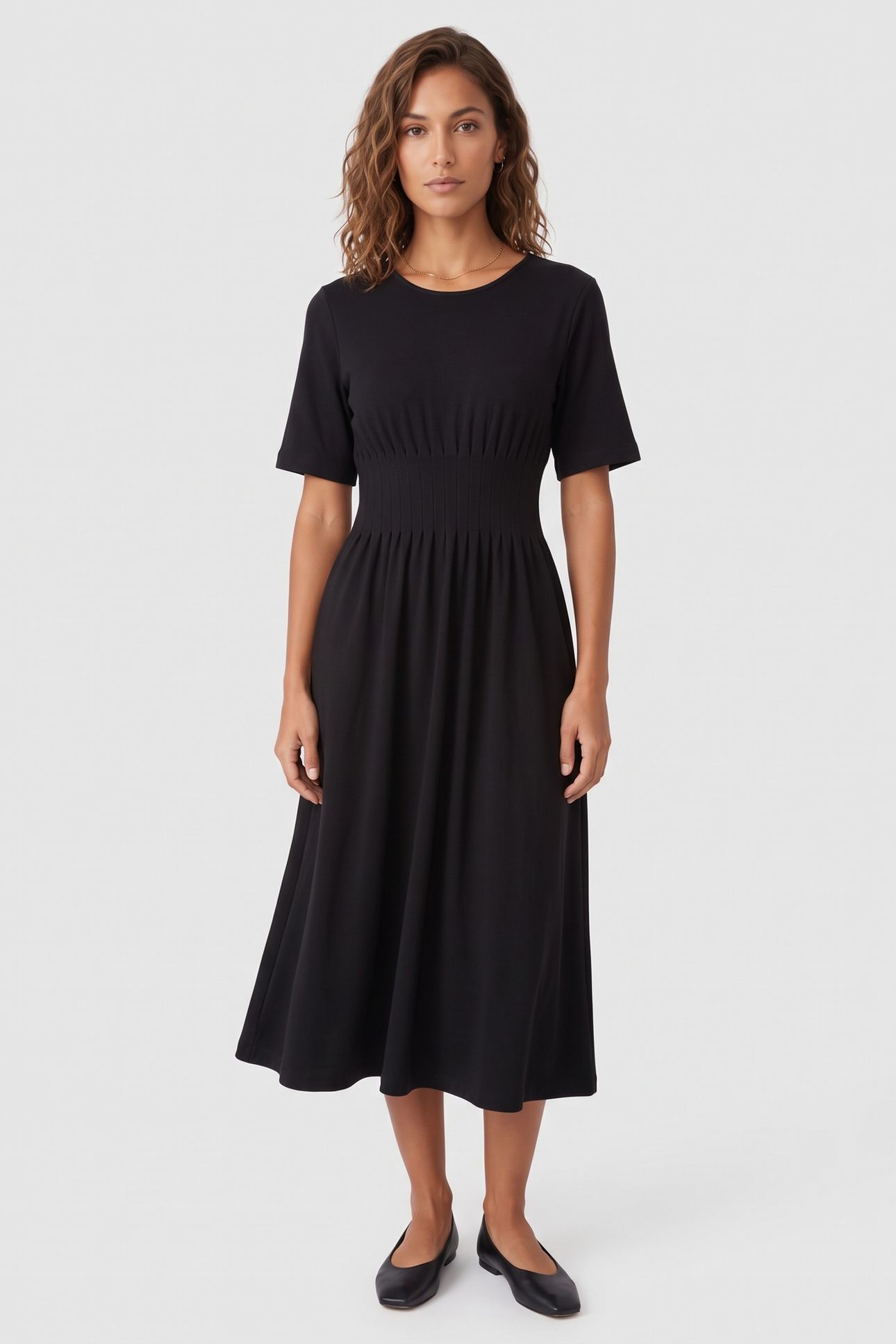LA LEON DRESS BLACK 1