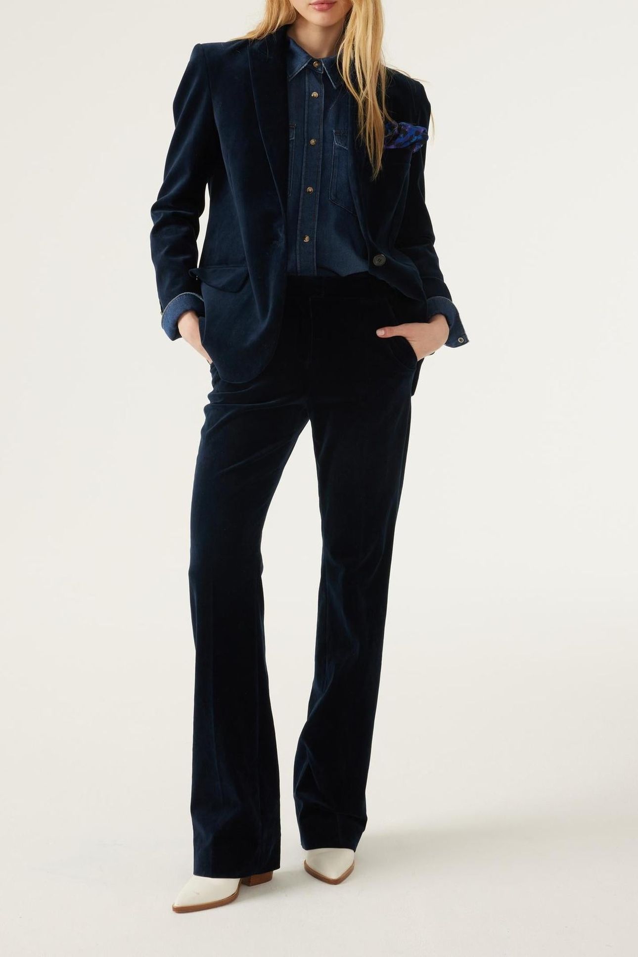 STRAIGHT TROUSERS BLUENUIT 1