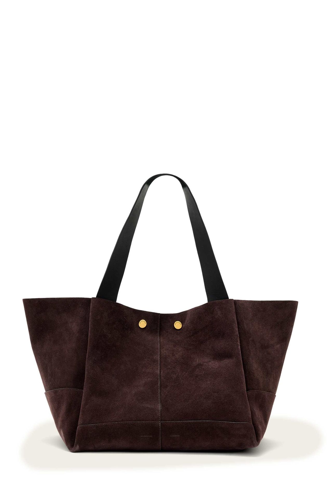 ROSALIE SUEDE TOTE BURNT UMBER RED 1