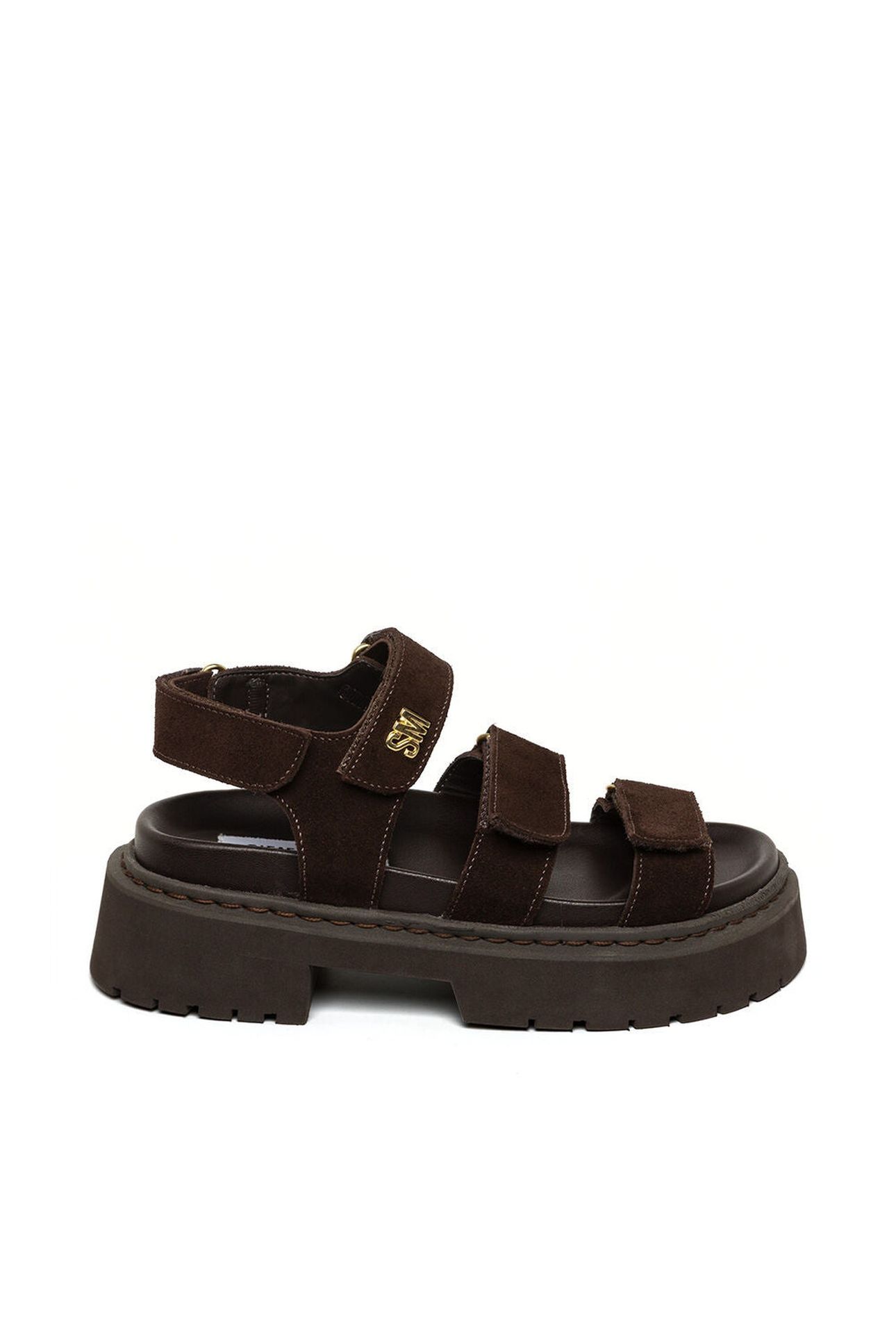 GLORIAS SANDALS CHOCOLATE BROWN SUEDE 1