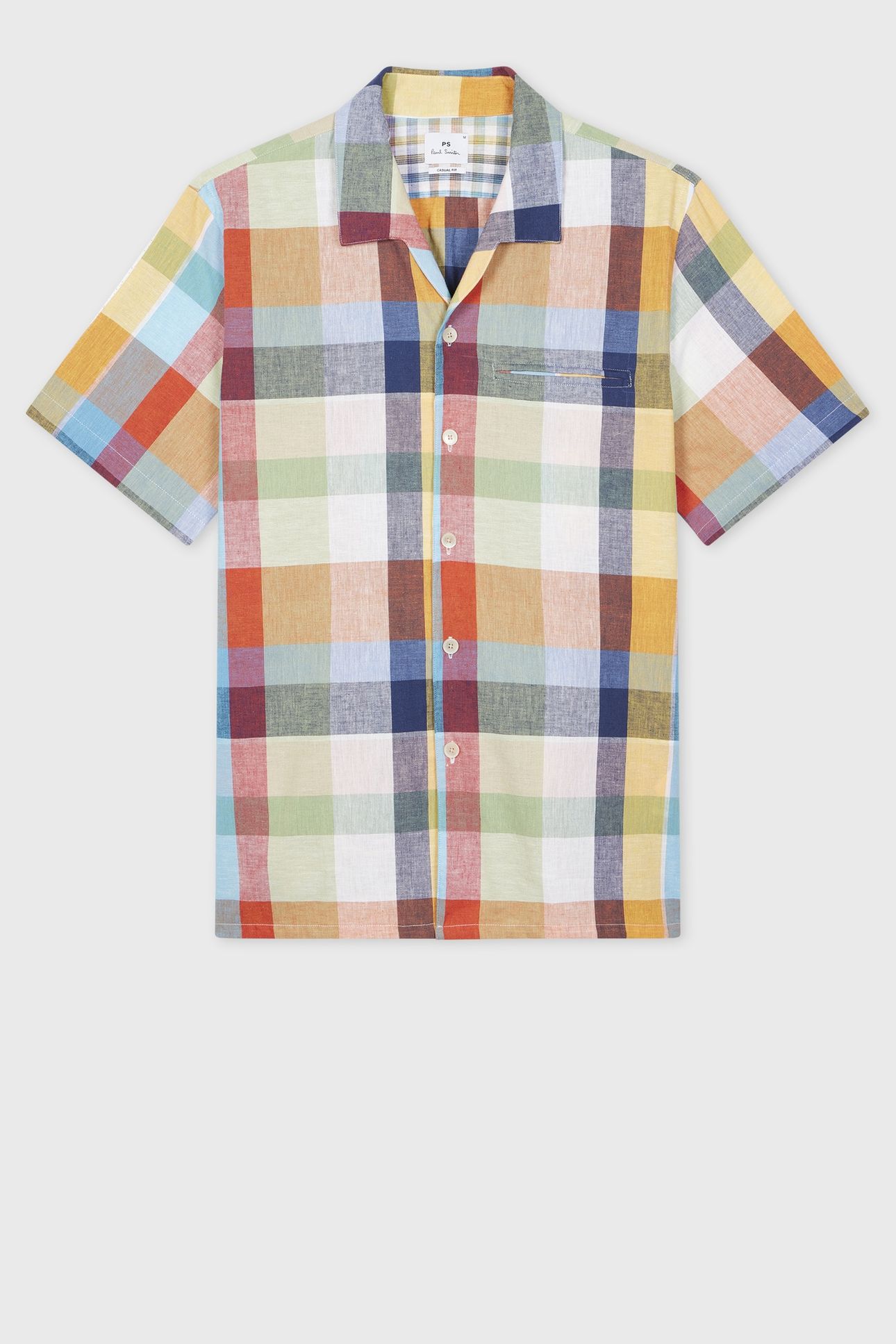 MENS SS CASUAL FIT SHIRT MULTI COLOURED 1