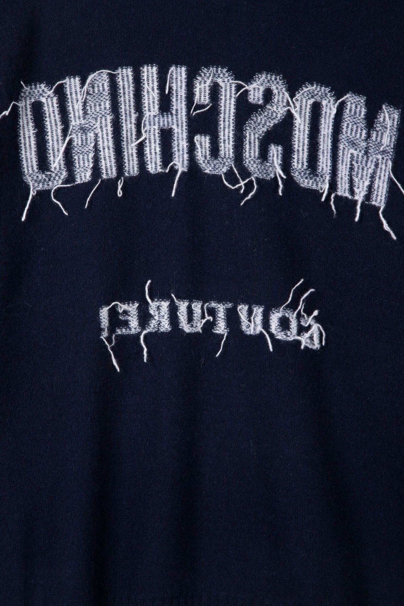 WOOL PULLOVER INSIDE OUT LOGO BLUE 4