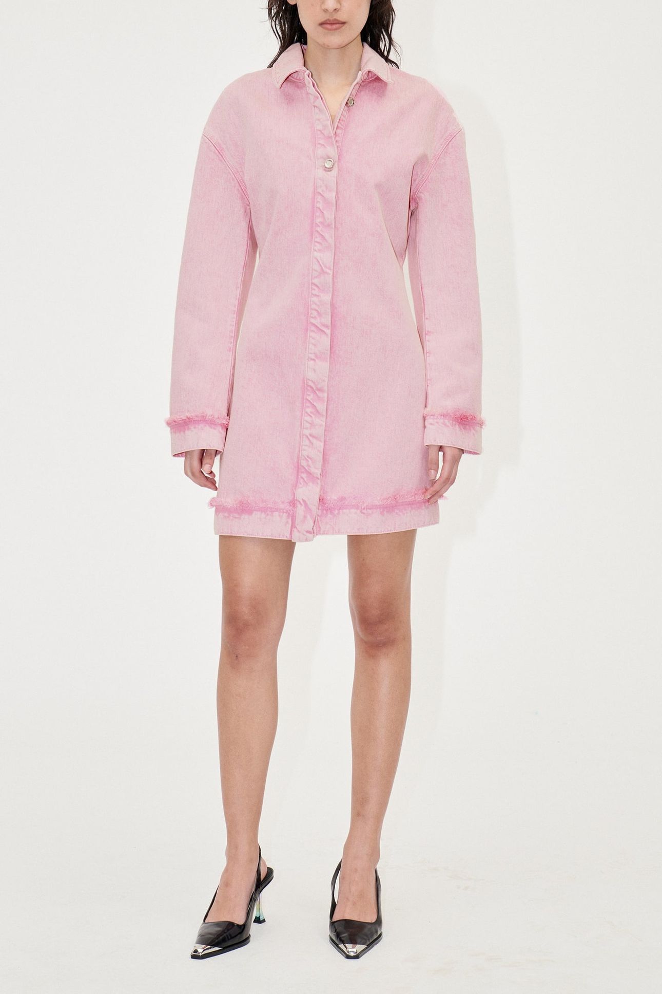 MARIE DRESS SHORT WASHED PINK 1