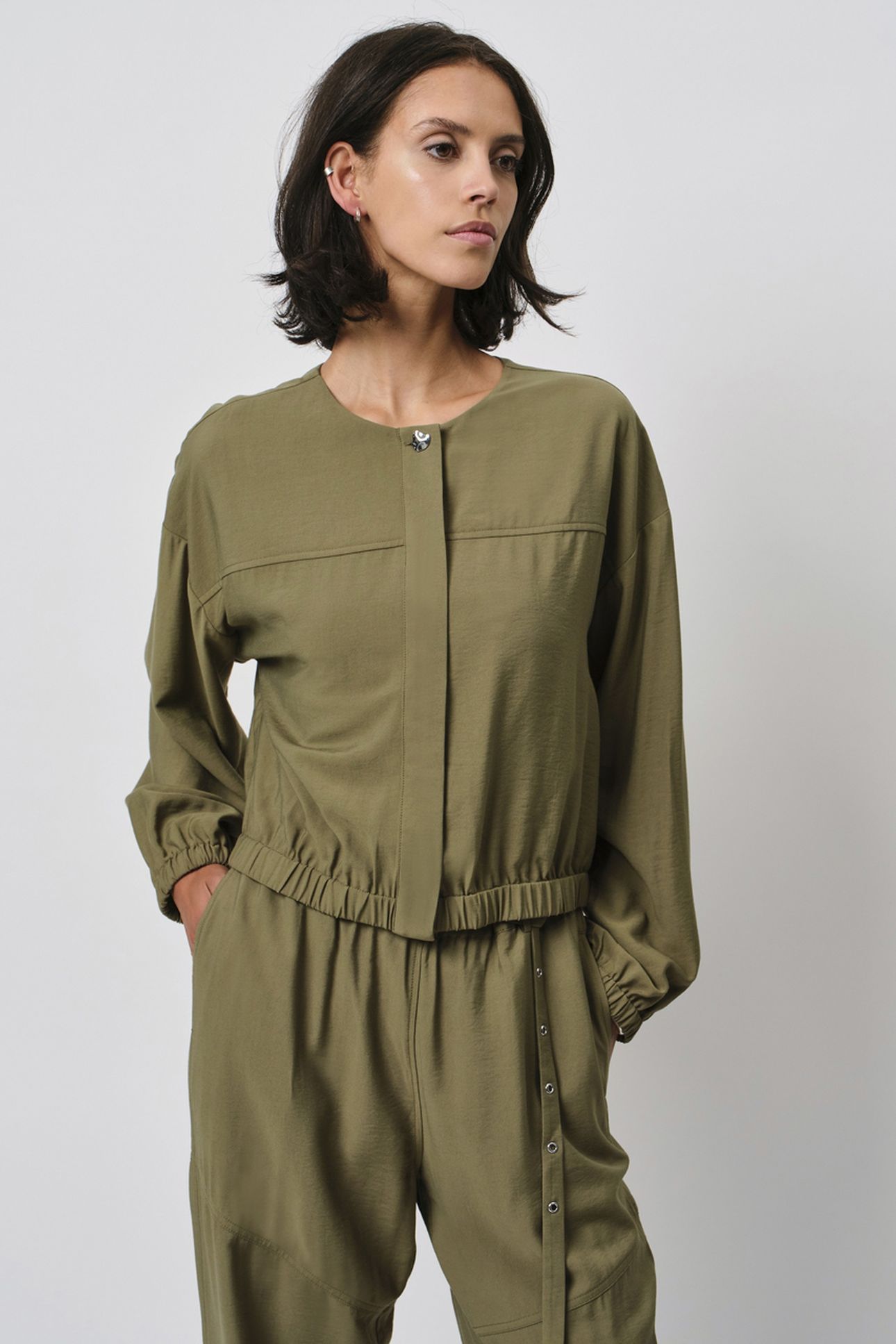 GALOU RELAXED FIT JACKET OLIVE GLOW 2