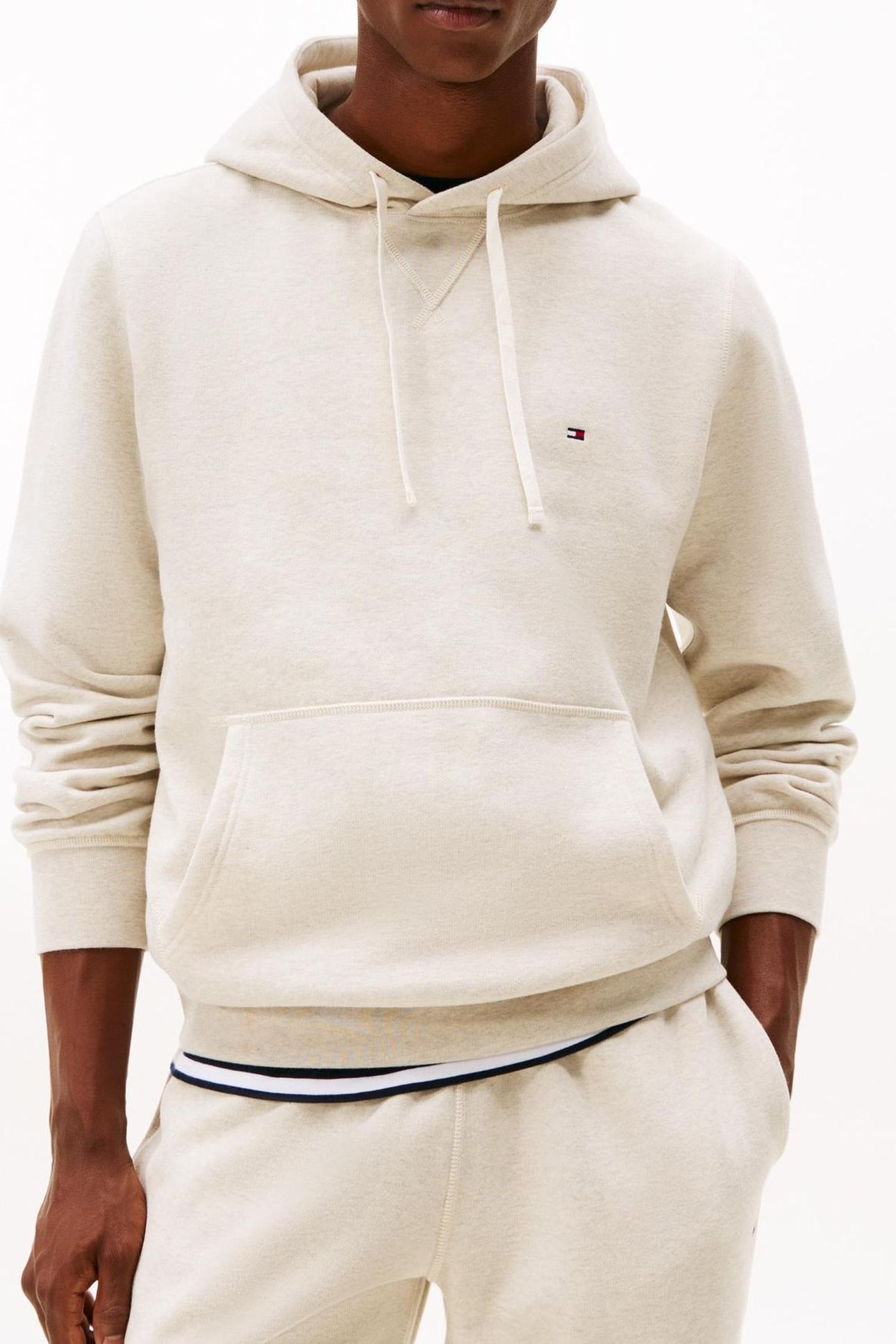 ESSENTIAL SEASONAL FLEECE HEATHERED OATMILK 3