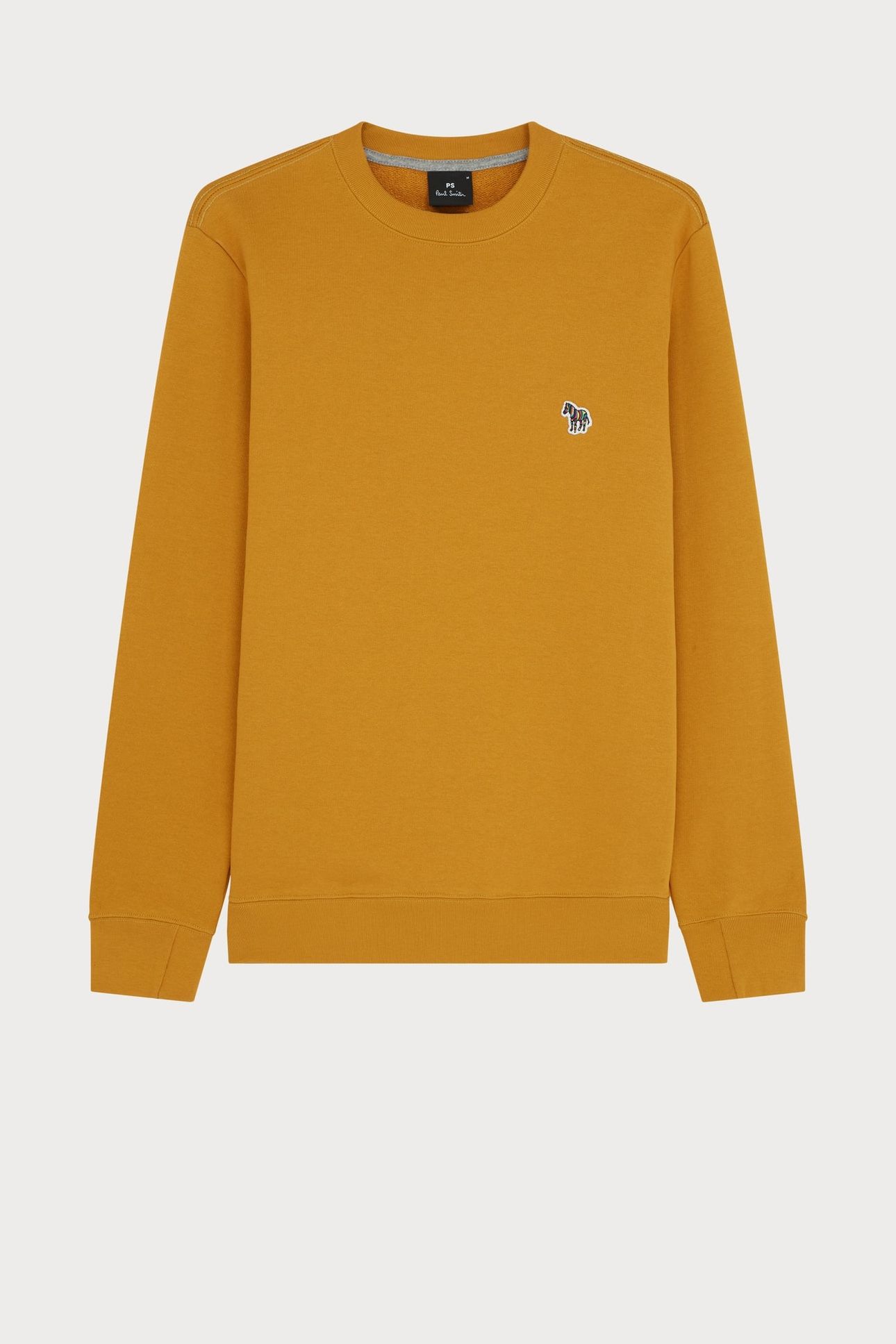 MENS REG FIT SWEATSHIRT ZEBRA OCHRE 5